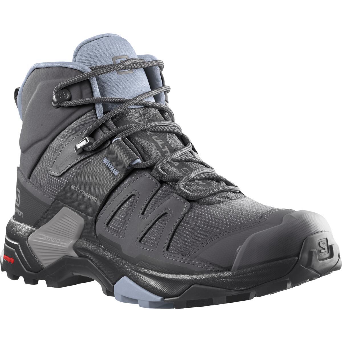 Salomon X Ultra 4 Mid GTX Women's Hiking Boots - Magnet - Image 2
