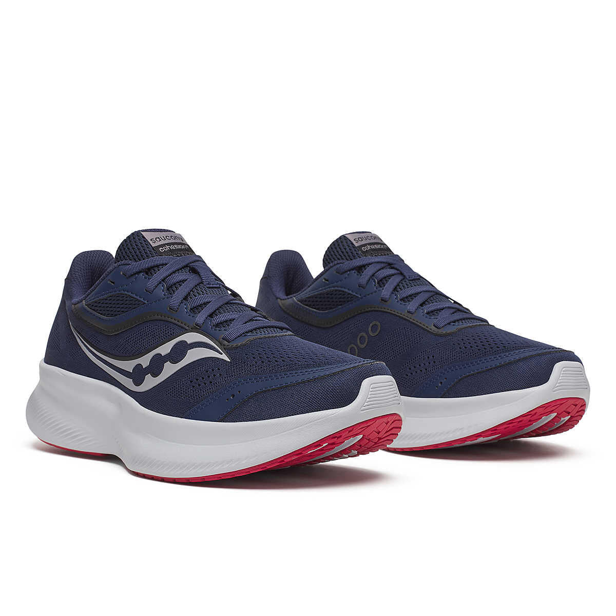Saucony Cohesion 18 Men's Running Shoes - Navy/Cloud - Image 2