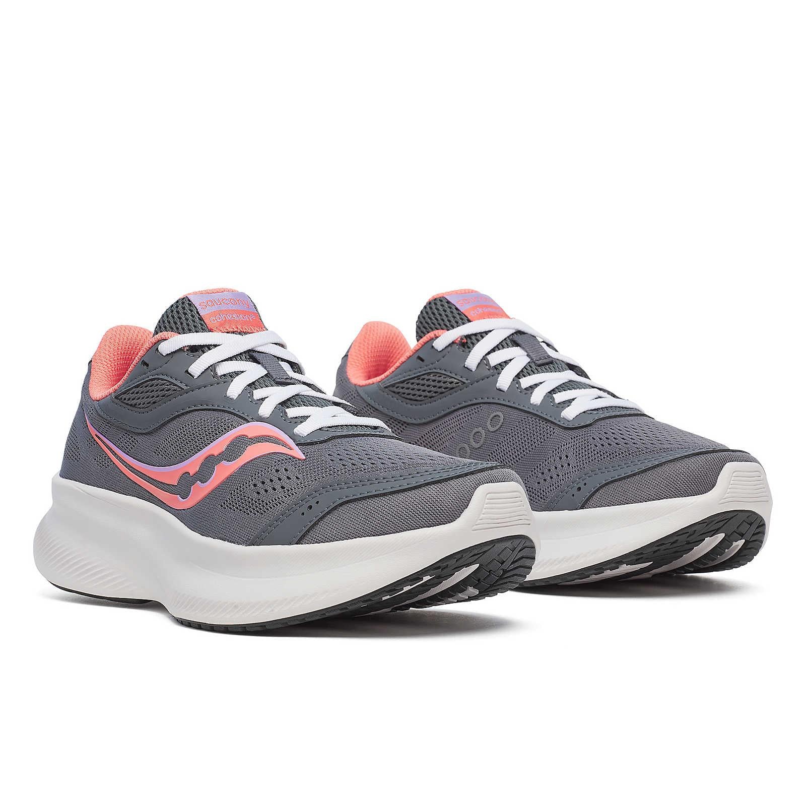 Saucony Cohesion 18 Women's Running Shoes - Fossil/Crocus - Image 8