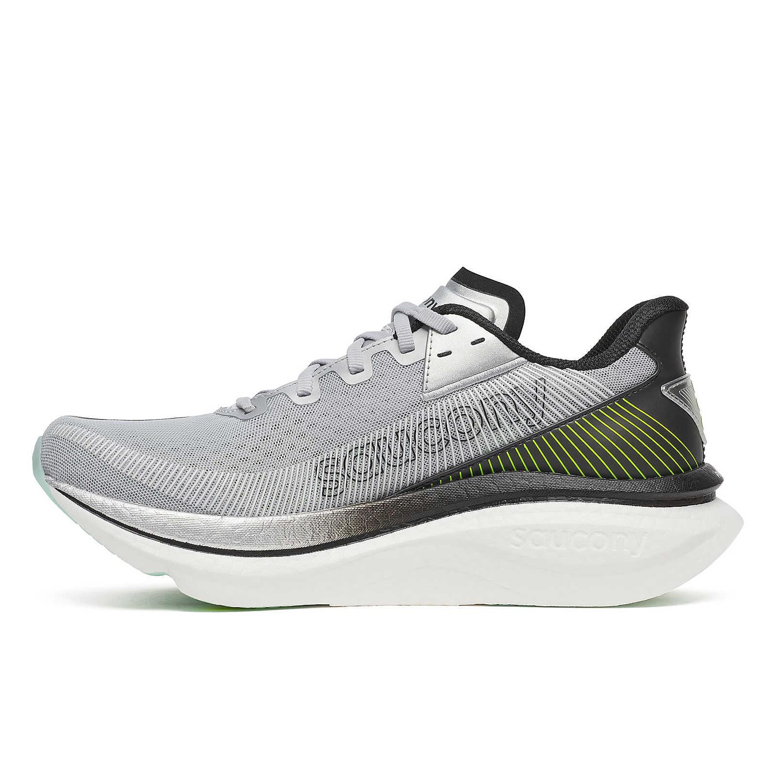 Saucony Endorphin Azura Men's Running Shoes - Silver/Black - Image 3