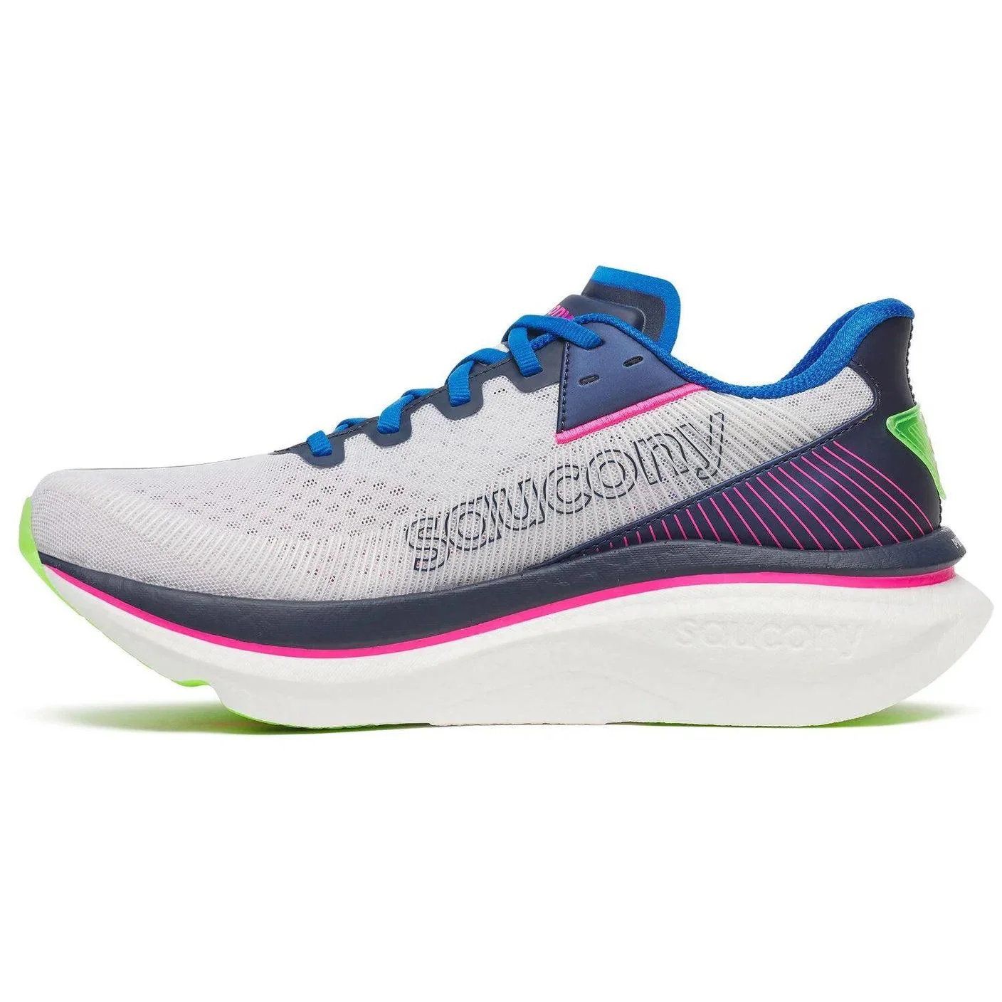 Saucony Endorphin Azura Men's Running Shoes - White/Navy - Image 3