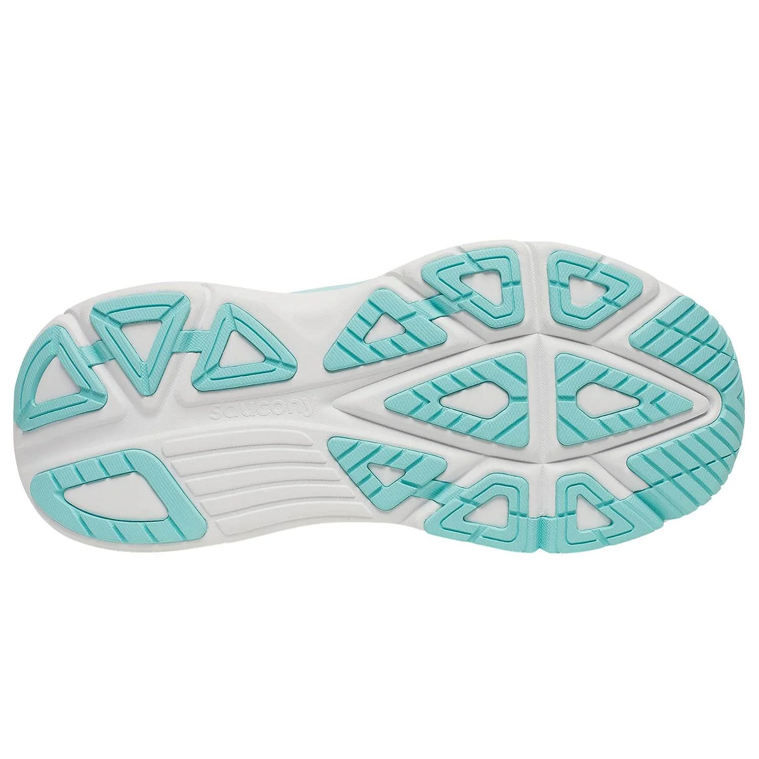 Saucony Guide 19 Women's Running Shoes - White/Aqua - Image 4