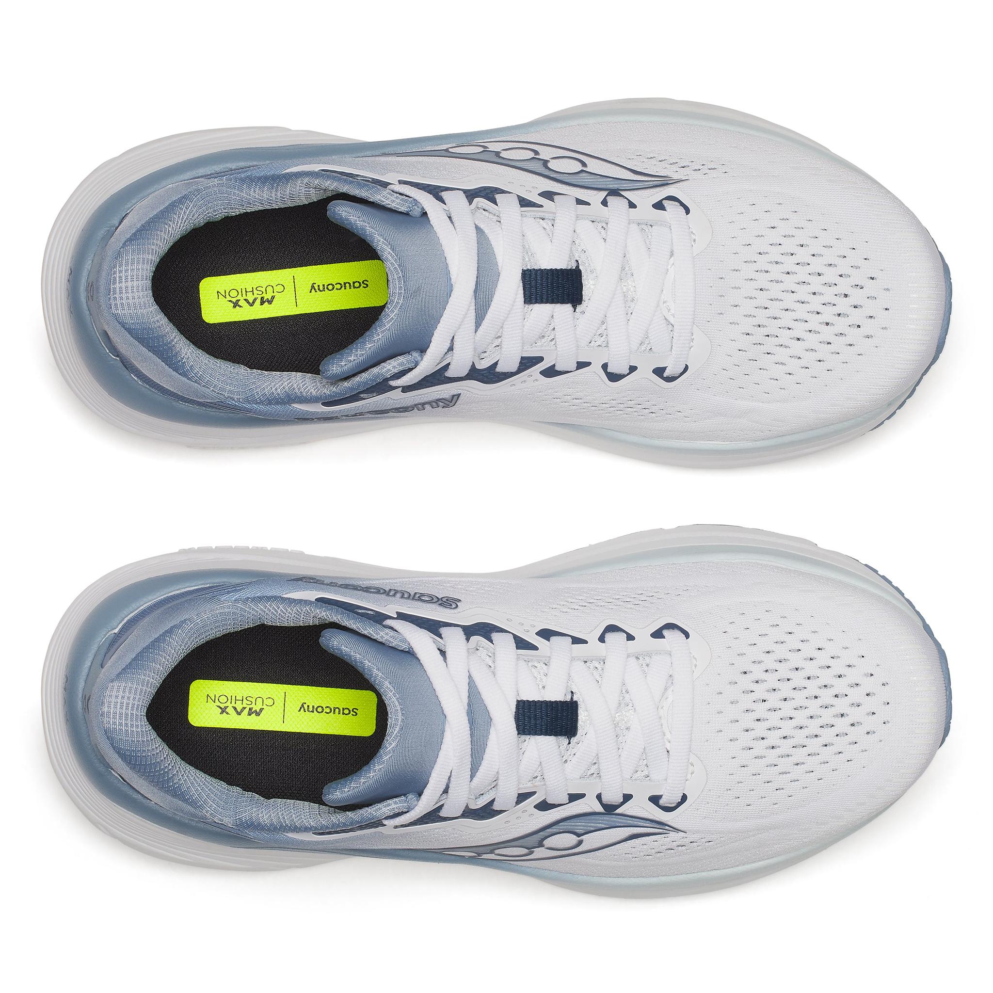 Saucony Guide 19 Women's Running Shoes - White/Storm - Image 5