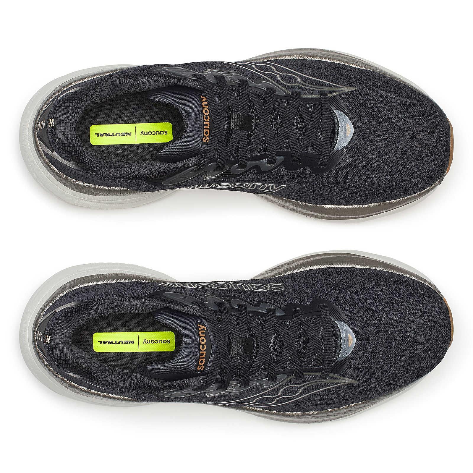 Saucony Ride 19 Men's Running Shoes - Black/Pewter - Image 5