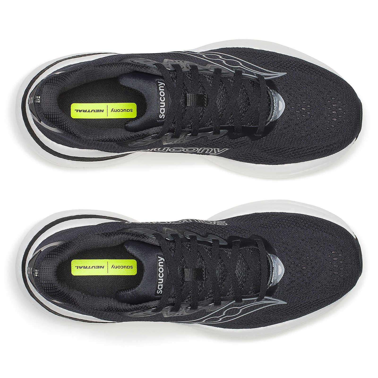 Saucony Ride 19 Men's Running Shoes - Black/Silver - Image 5