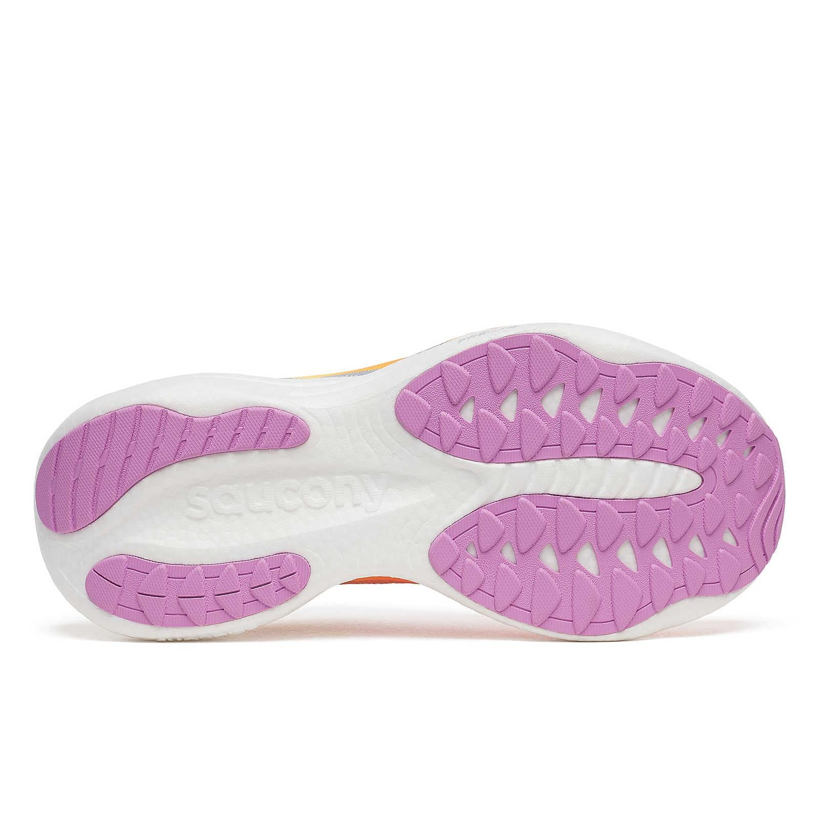 Saucony Ride 19 Women's Running Shoes - Fire/Orchid - Image 6