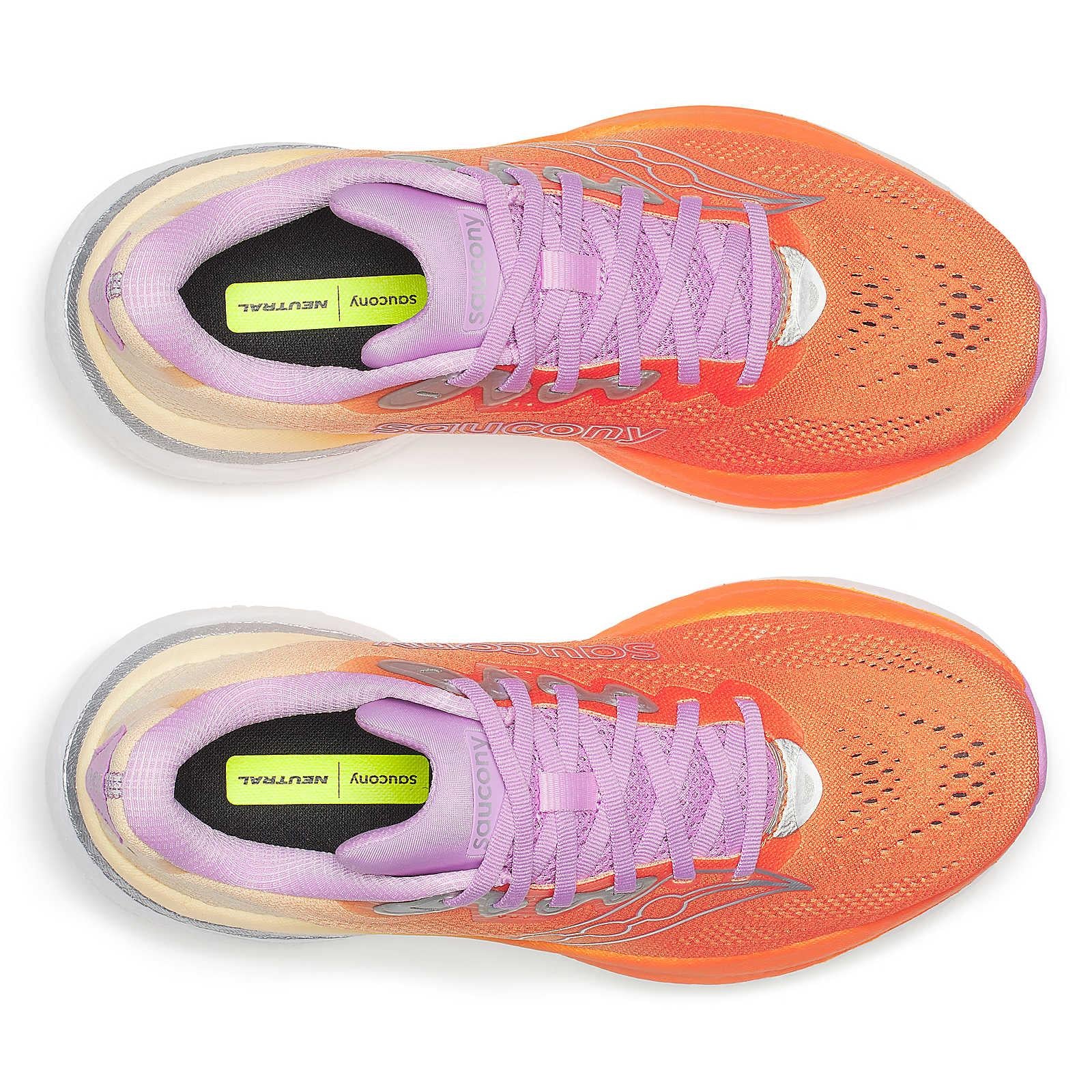 Saucony Ride 19 Women's Running Shoes - White/Silk - Image 11