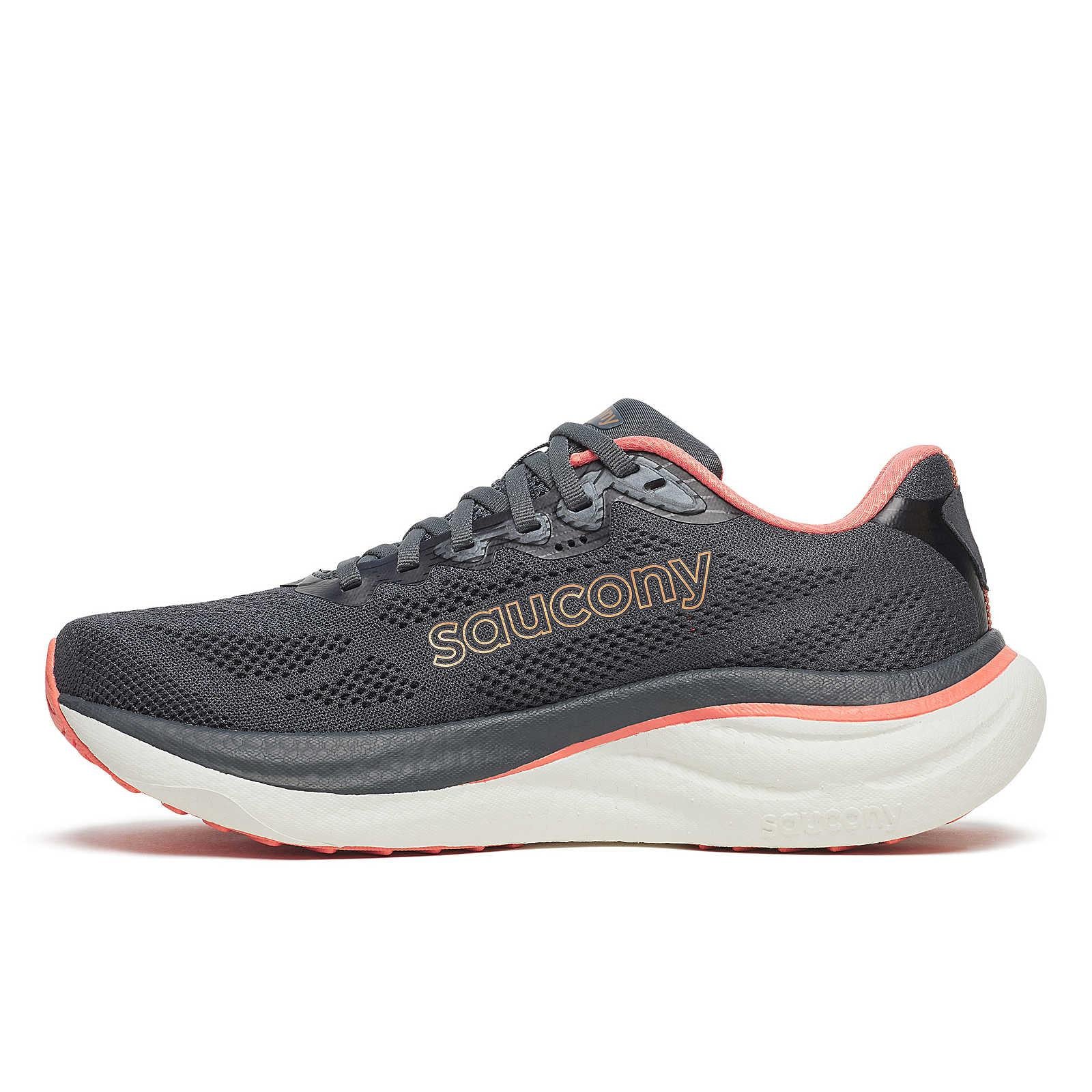 Saucony Ride 19 Women's Running Shoes - White/Silk - Image 15