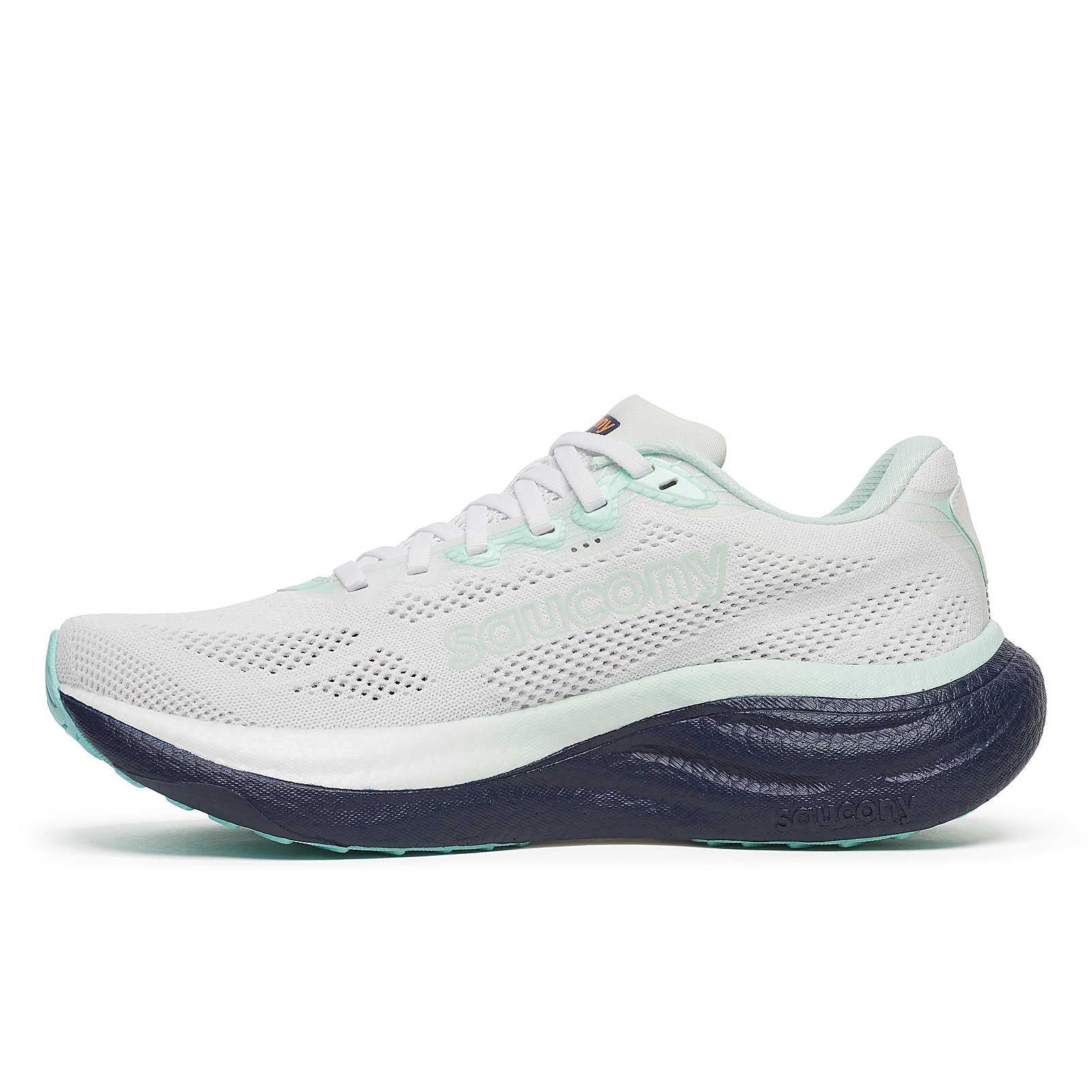 Saucony Ride 19 Women's Running Shoes - White/Silk - Image 27