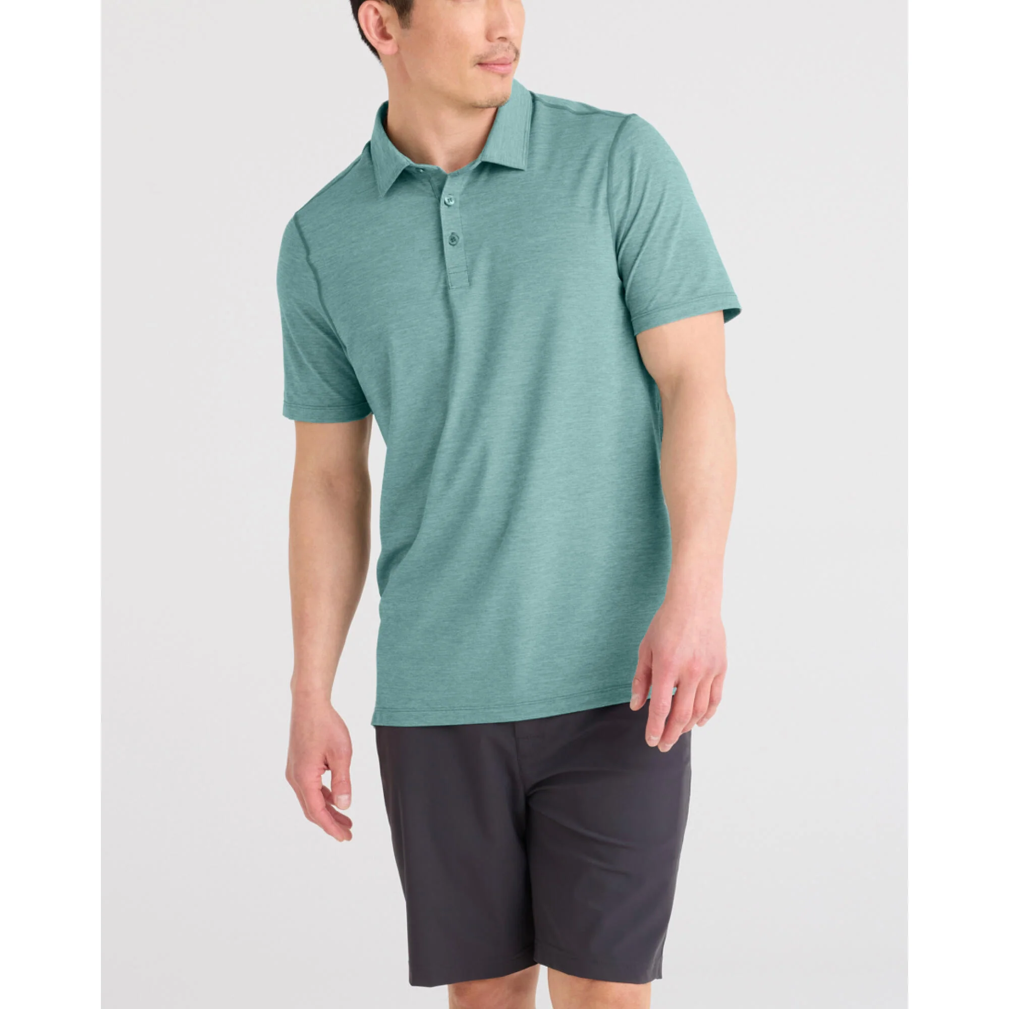 Saxx 8" Caddie Golf Short - Faded Black - Image 3