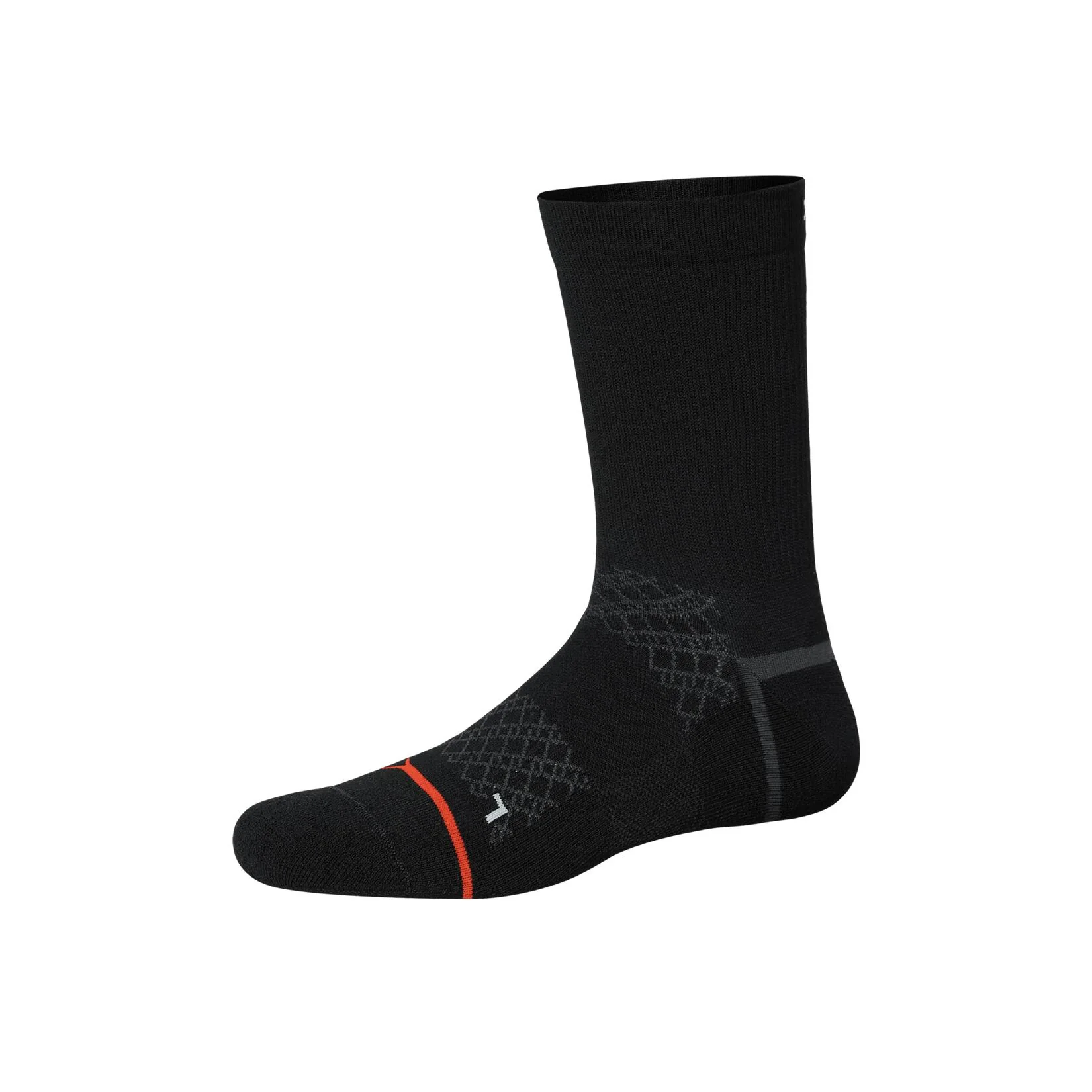 Saxx Foot Hold Mid-Weight Crew Socks - Black