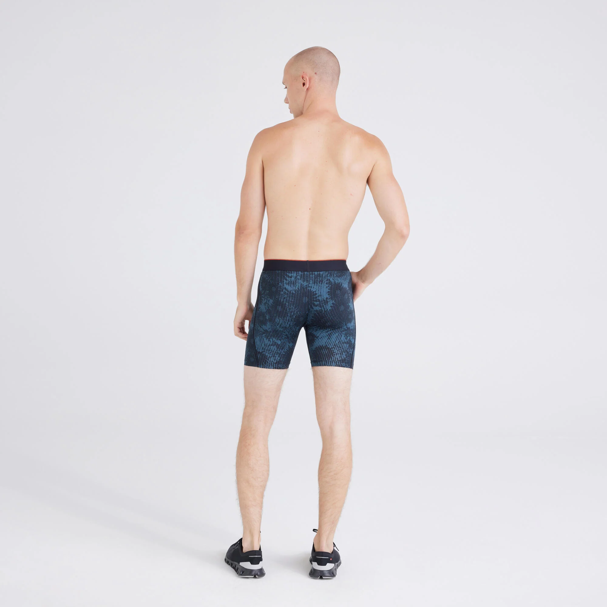 Saxx Multi-Sport Mesh Boxer Brief - White Noise Daisy - Image 4