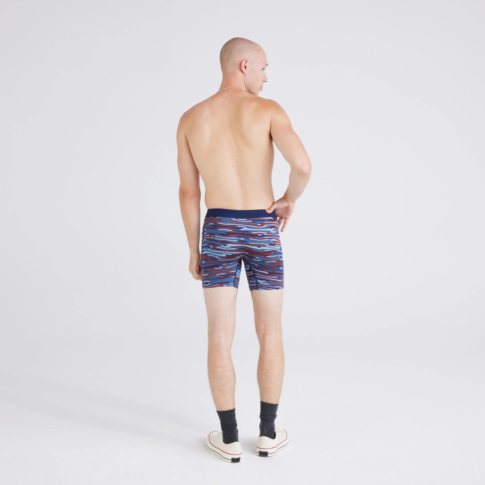 Saxx Vibe Xtra Super Soft Boxer Brief - 2-Pack - Rough Terrain/Black - Image 3