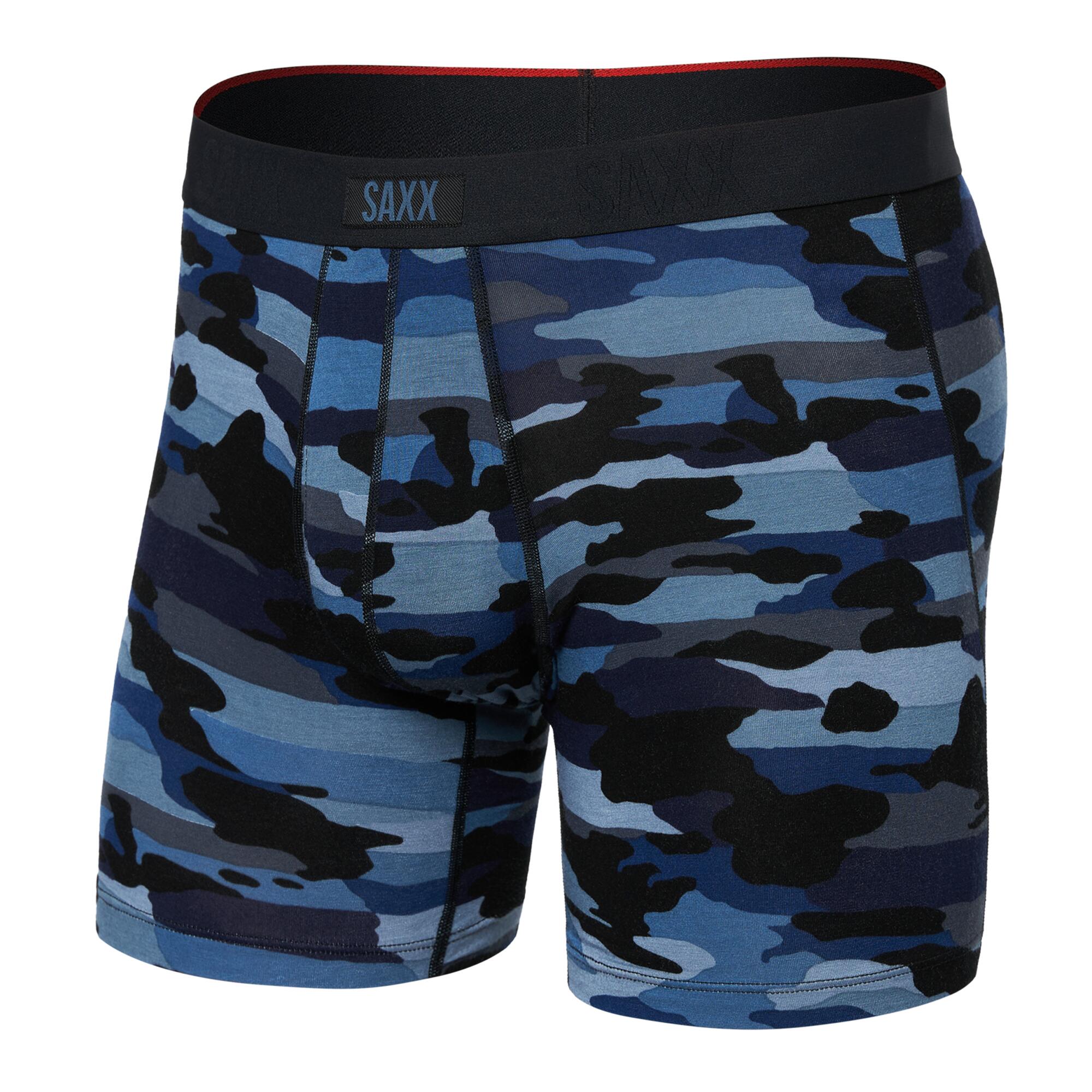 Saxx Vibe Xtra Super Soft Boxer Brief - Cloudbank Camo/Navy