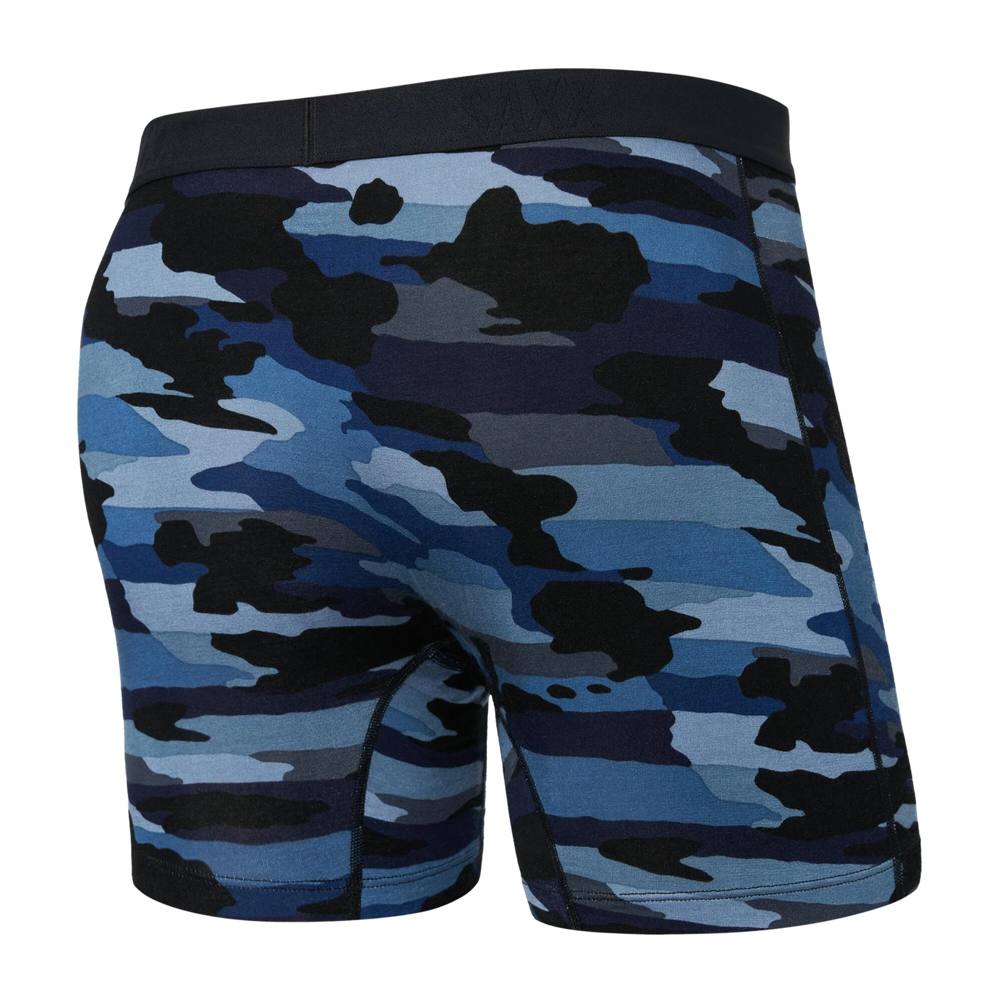 Saxx Vibe Xtra Super Soft Boxer Brief - Cloudbank Camo/Navy - Image 2