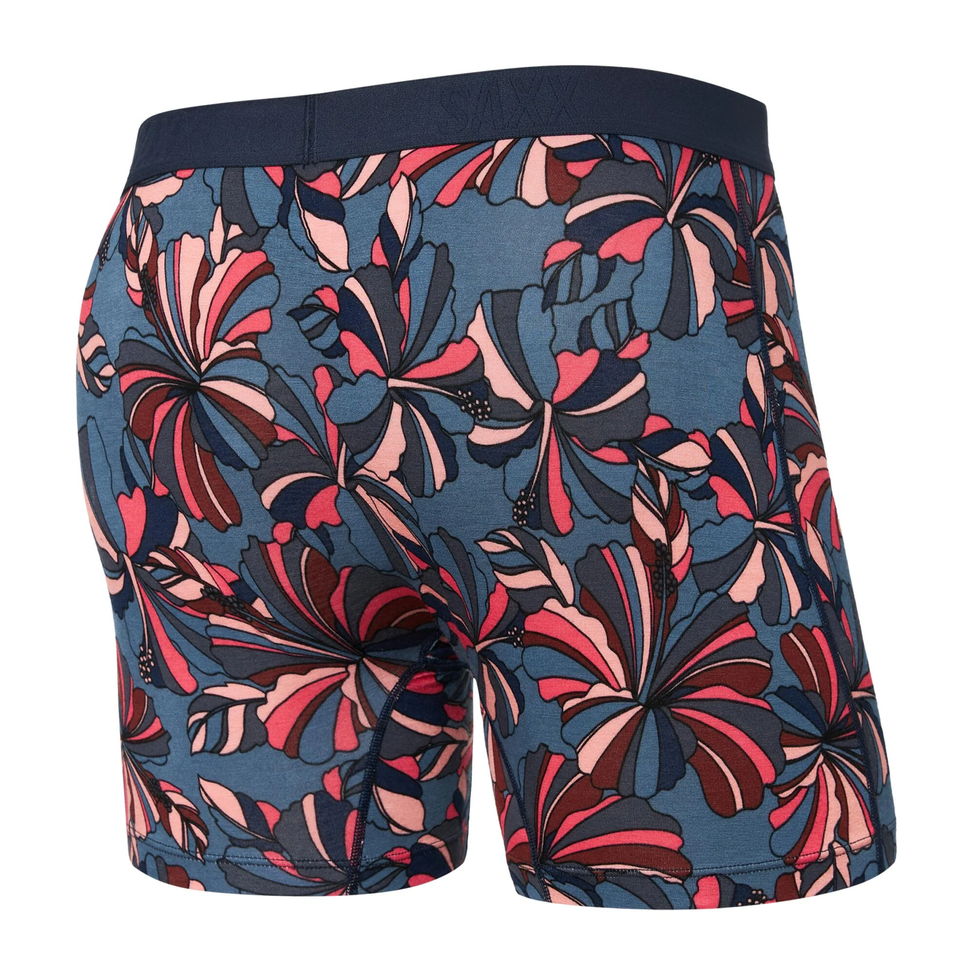 Saxx Vibe Xtra Super Soft Boxer Brief - Flower Pop Twilight - Image 2