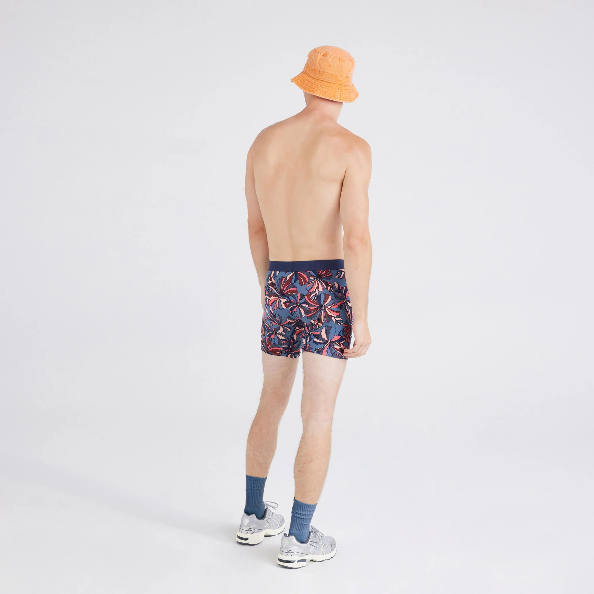 Saxx Vibe Xtra Super Soft Boxer Brief - Flower Pop Twilight - Image 4