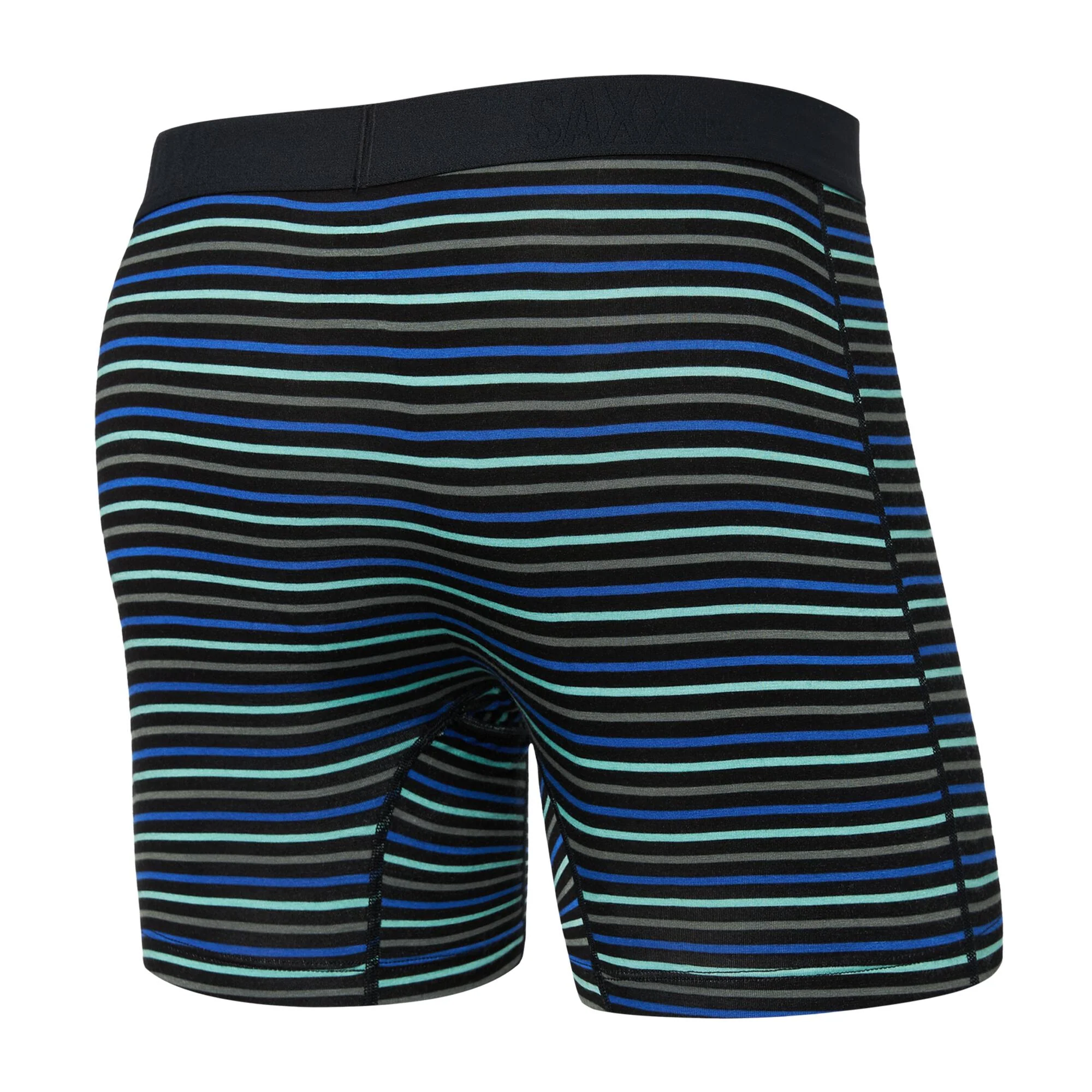 Saxx Vibe Xtra Super Soft Boxer Brief - G Stripe/Sport Blue - Image 2