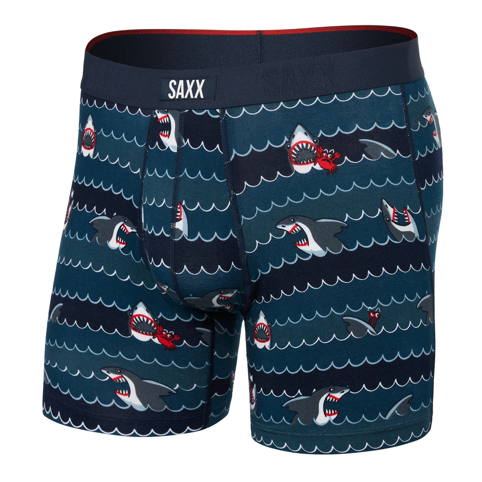 Saxx Vibe Xtra Super Soft Boxer Brief - Get Sharky/Hurricane