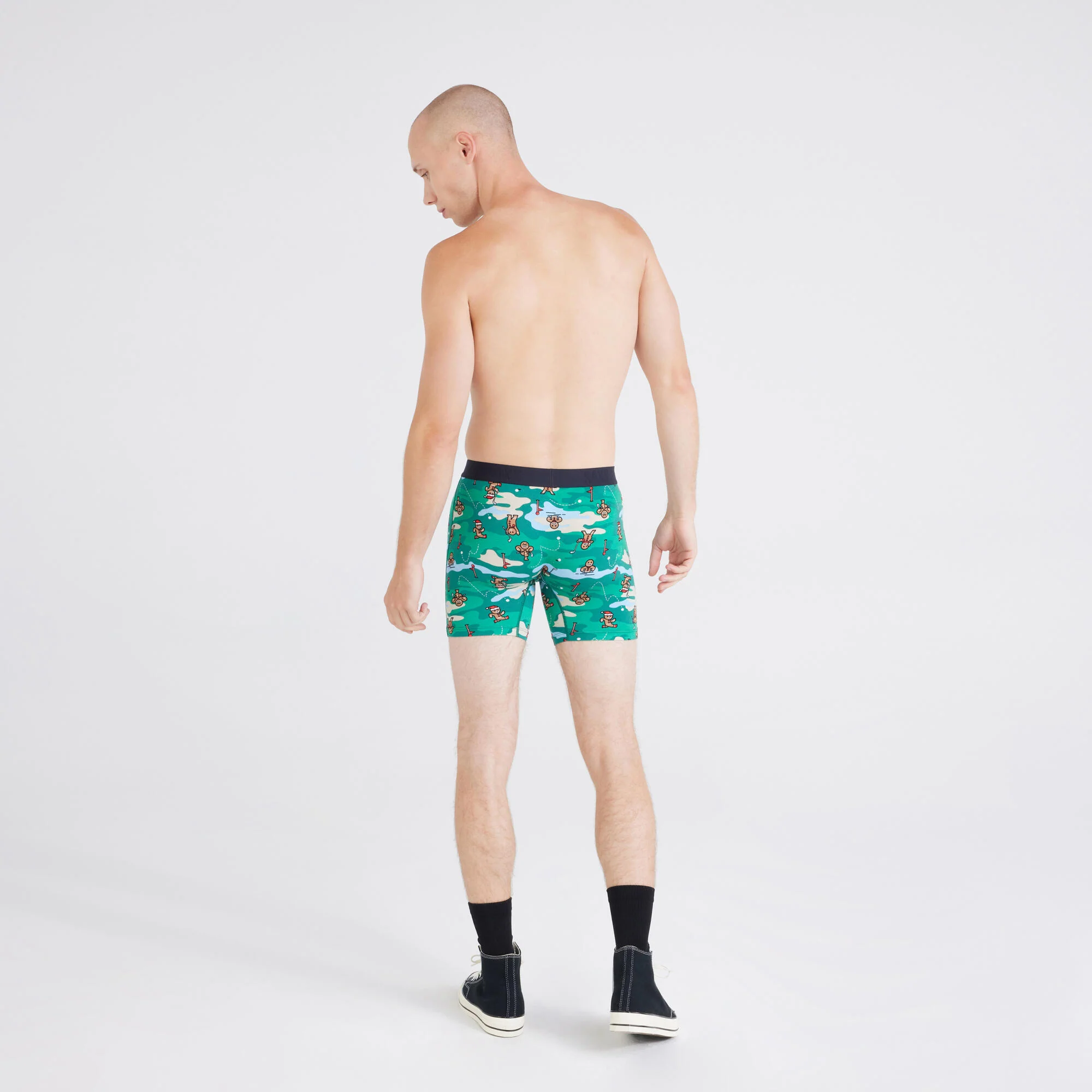 Saxx Vibe Xtra Super Soft Boxer Brief - Holiday Par/Tee - Image 4