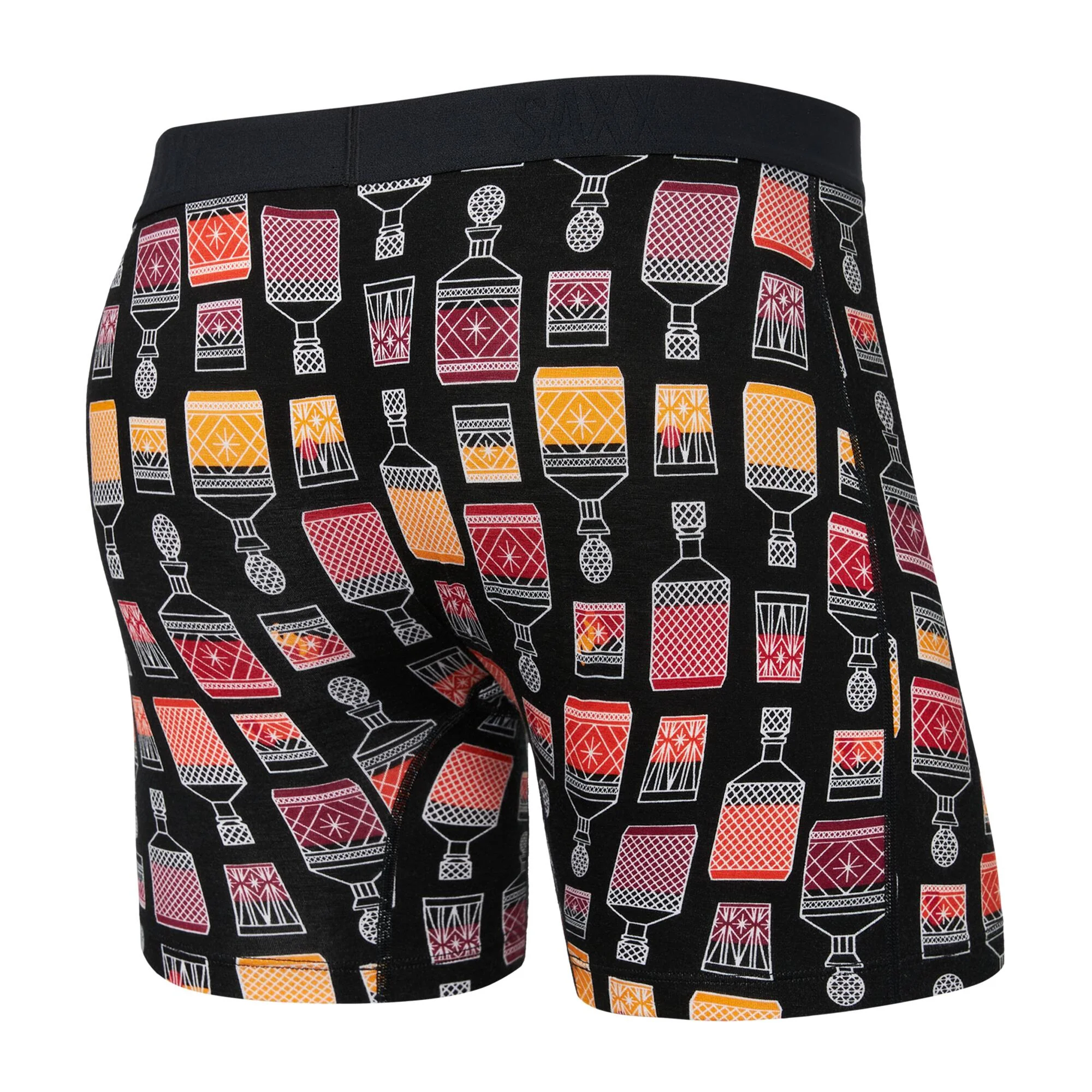 Saxx Vibe Xtra Super Soft Boxer Brief - Top Shelf/Black - Image 2