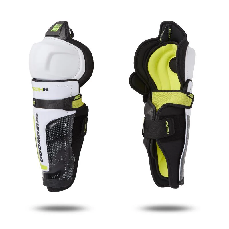 Sherwood Rekker Morph 2 Senior Hockey Shin Guards (2025) - Image 2