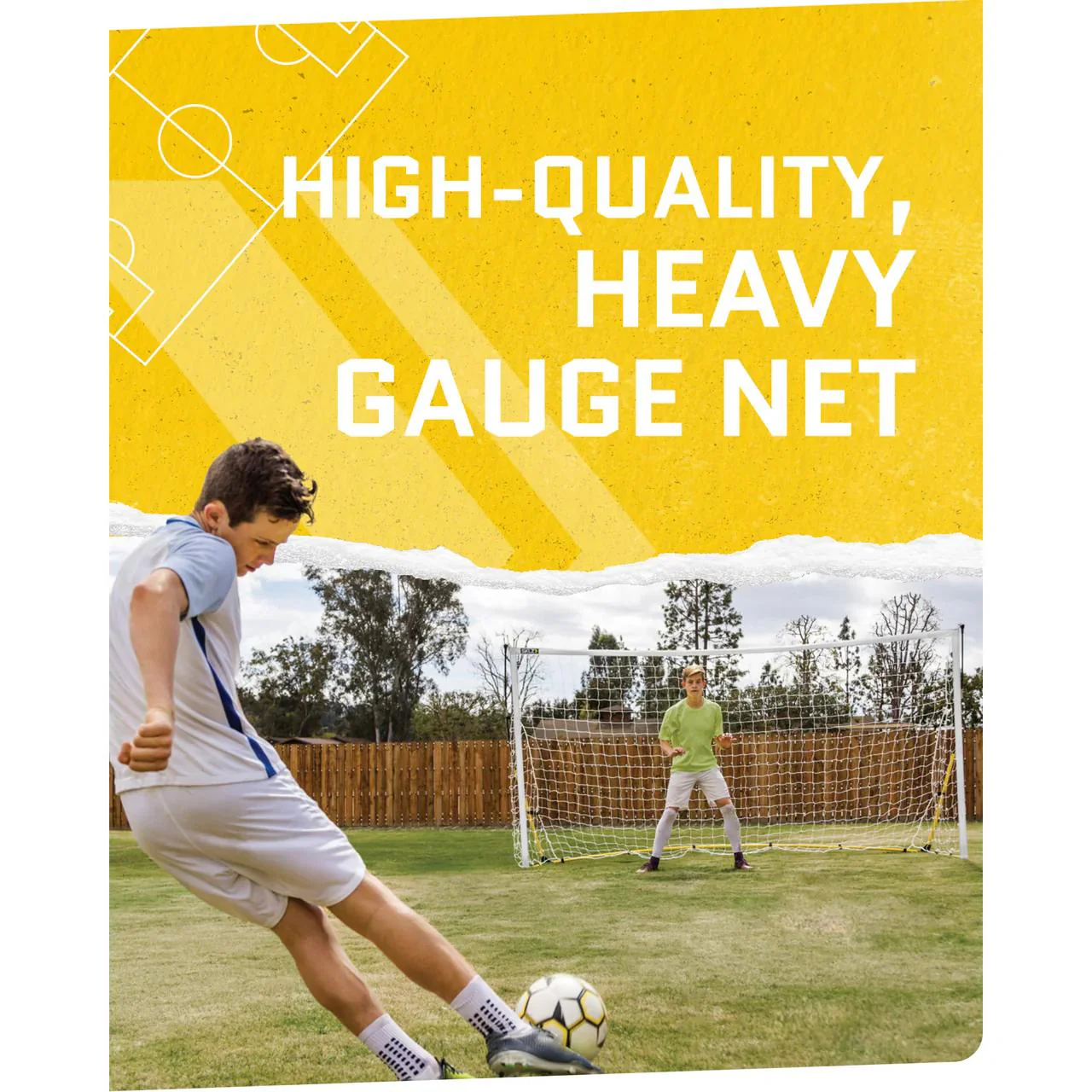 SKLZ Quickster Soccer Goal - 8' X 5' - Image 4