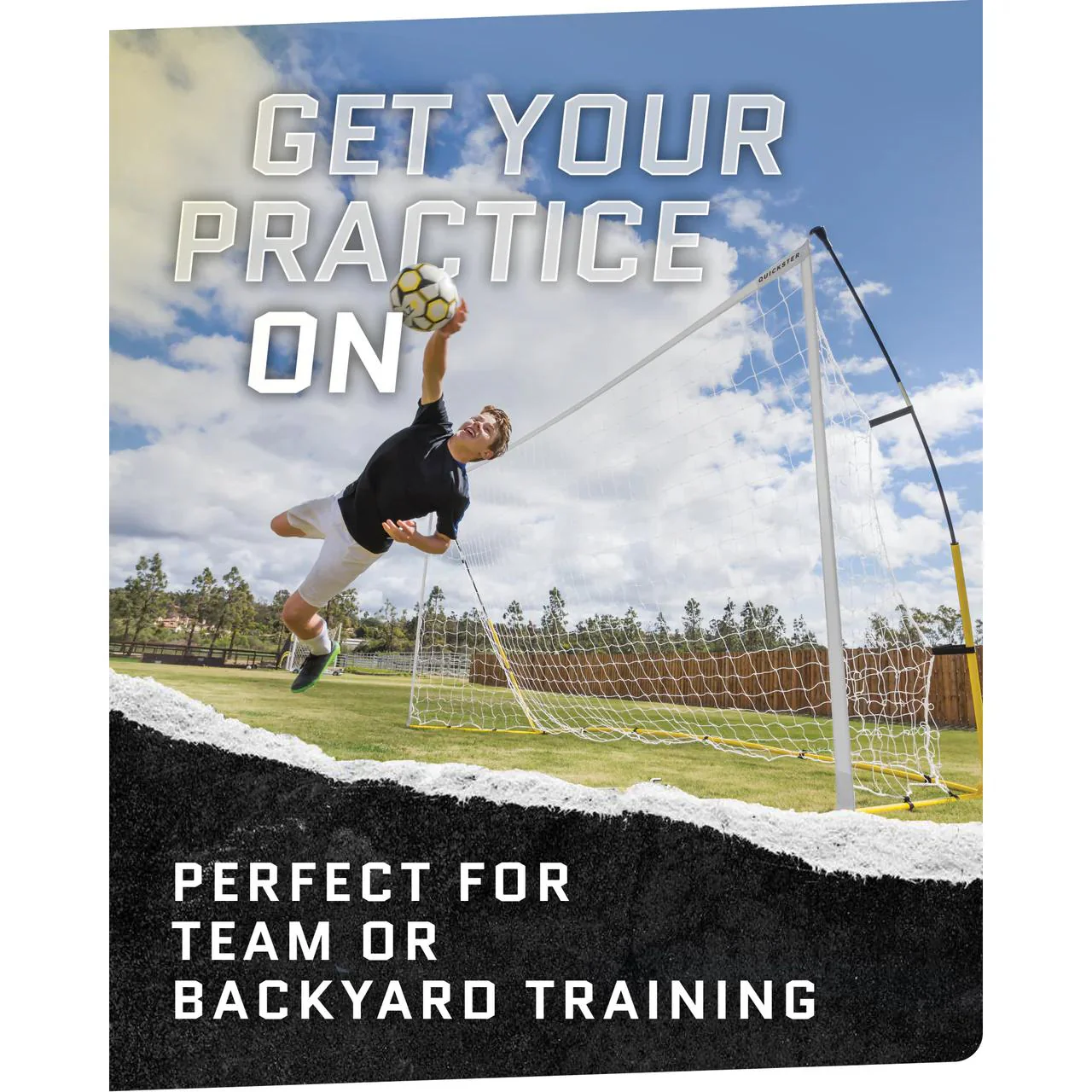 SKLZ Quickster Soccer Goal - 8' X 5' - Image 5