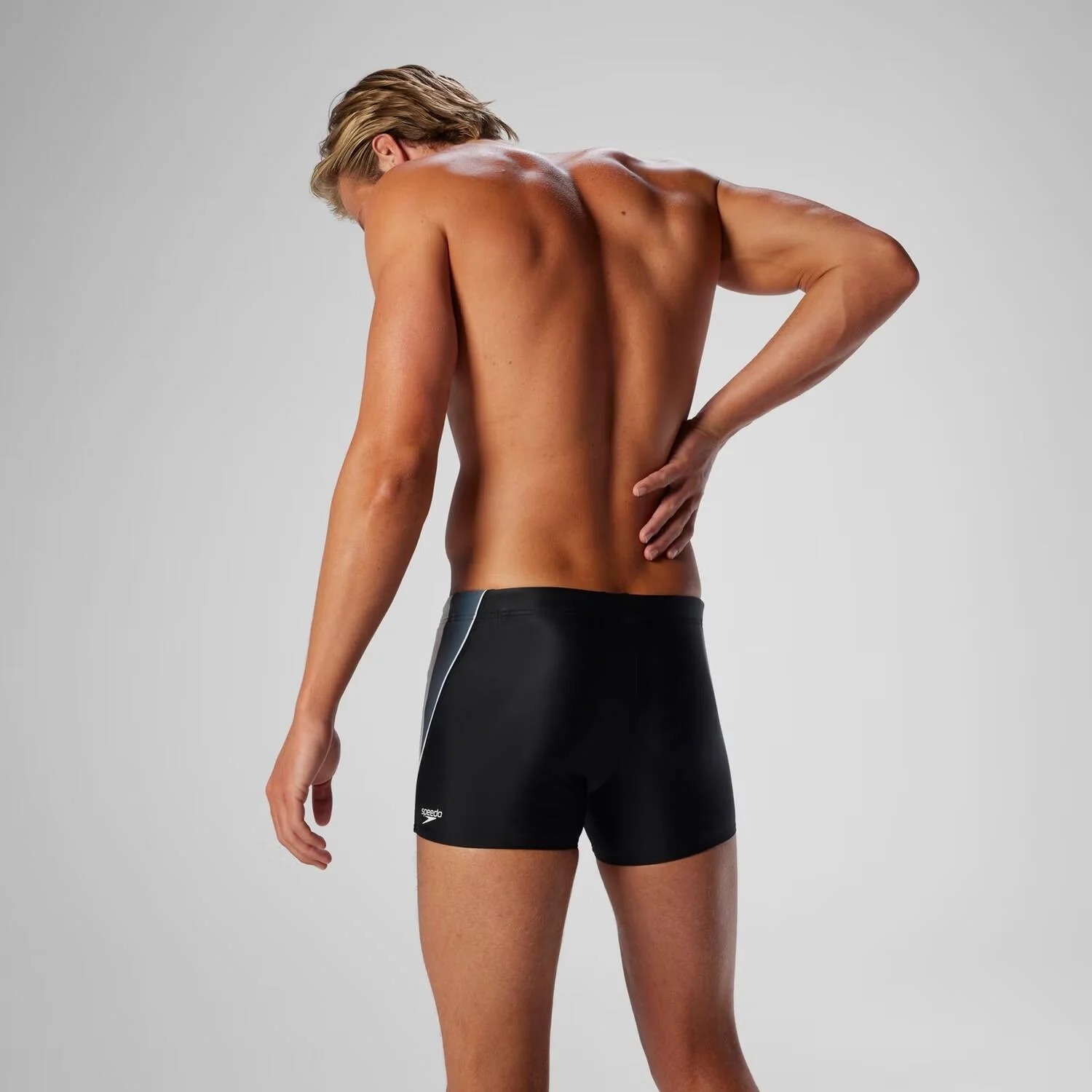Speedo Fitness Splice Square Leg Men's Swim Bottom - Image 3