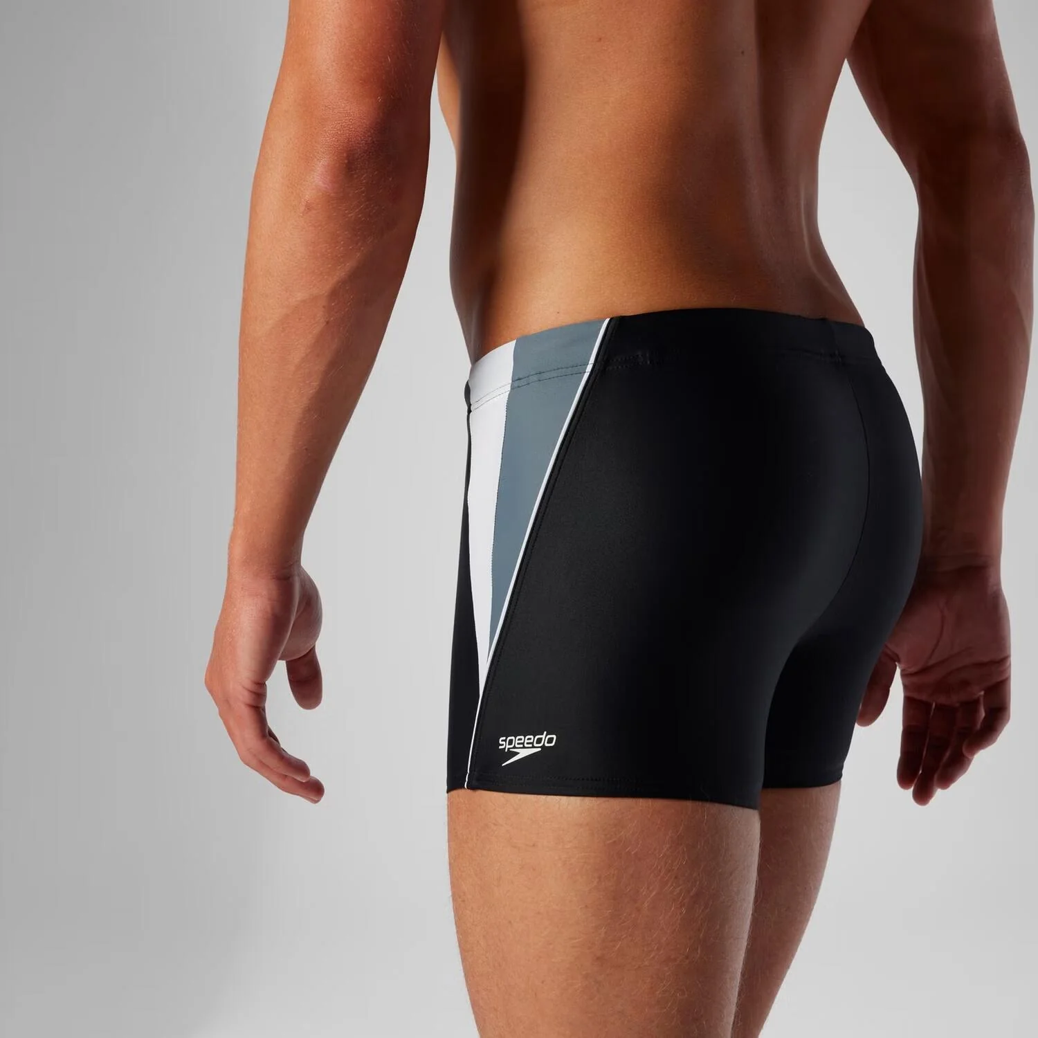 Speedo Fitness Splice Square Leg Men's Swim Bottom - Image 4