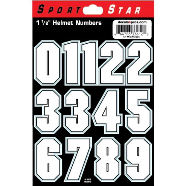 Sportstar 1 1/2" Decals