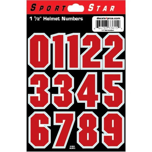 Sportstar 1 1/2" Decals - Image 3