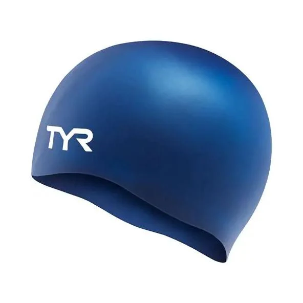 TYR Silicone Wrinkle-Free Youth Swim Cap - Image 2