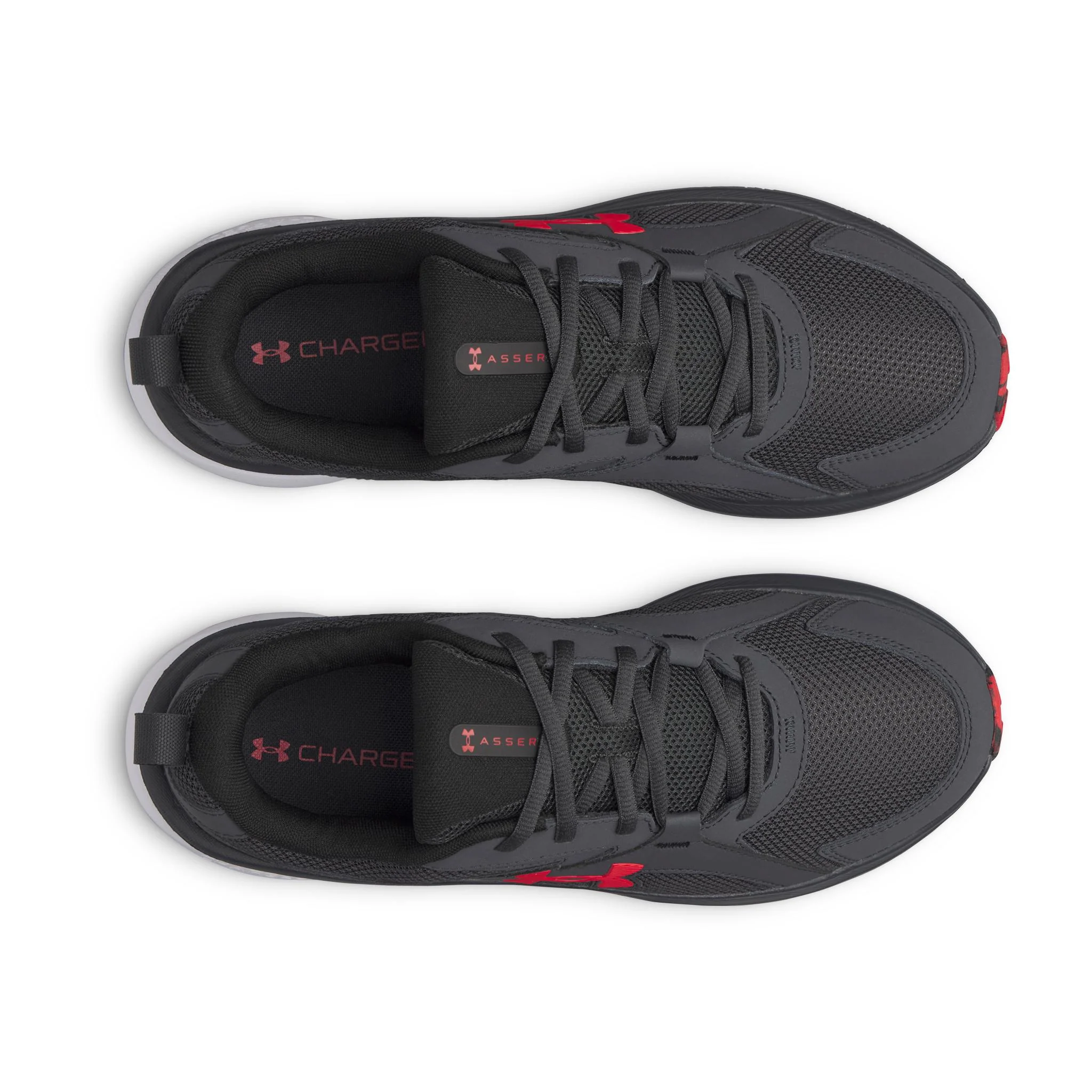 Under Armour Assert 11 Men's Running Shoes - Ant/Ant/Red - Image 4