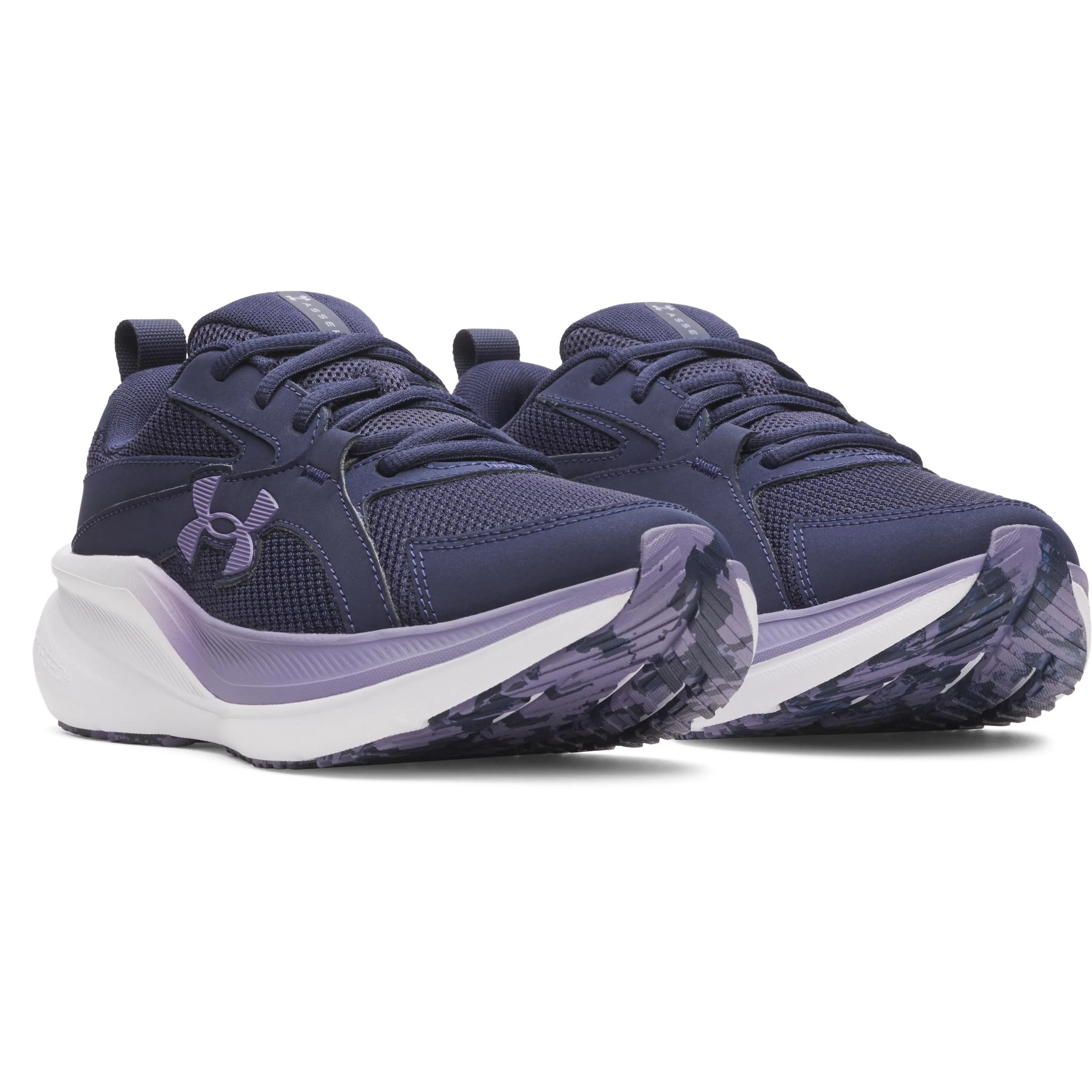 Under Armour Assert 11 Women's Running Shoes - Navy/Navy/Purple - Image 3