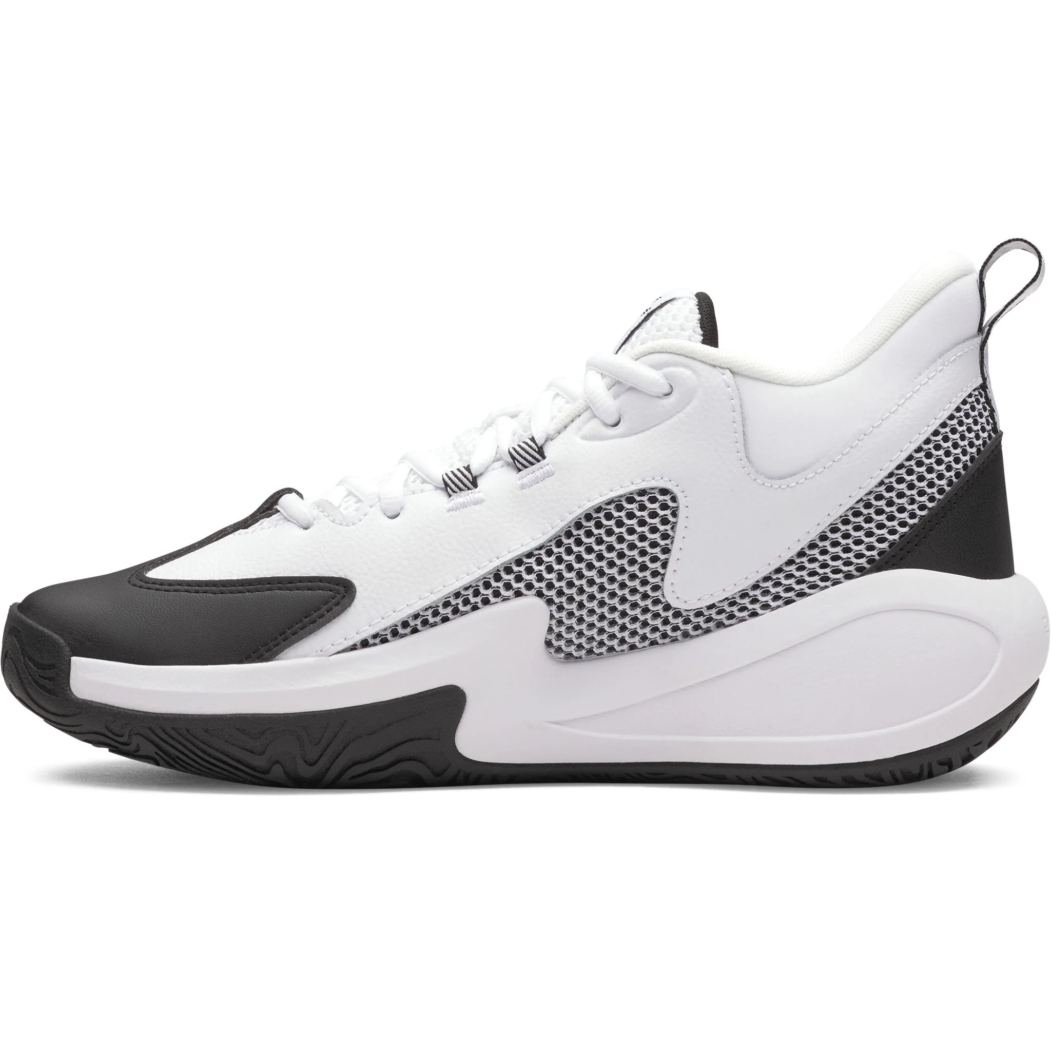 Under Armour Curry 3Z 25 Basketball Shoes - White/Black - Image 3