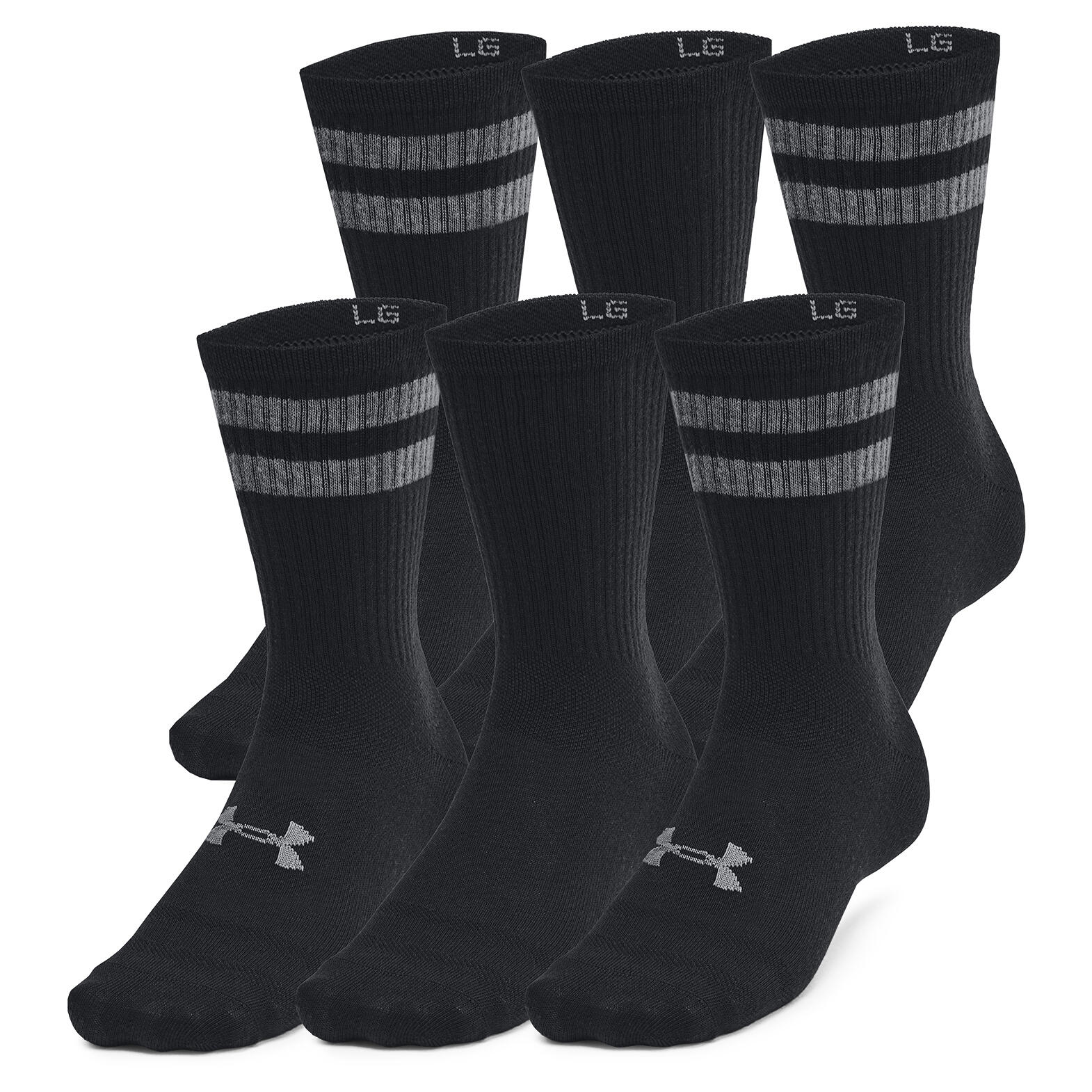 Under Armour Essential Crew Socks - 6 Pack - Image 3