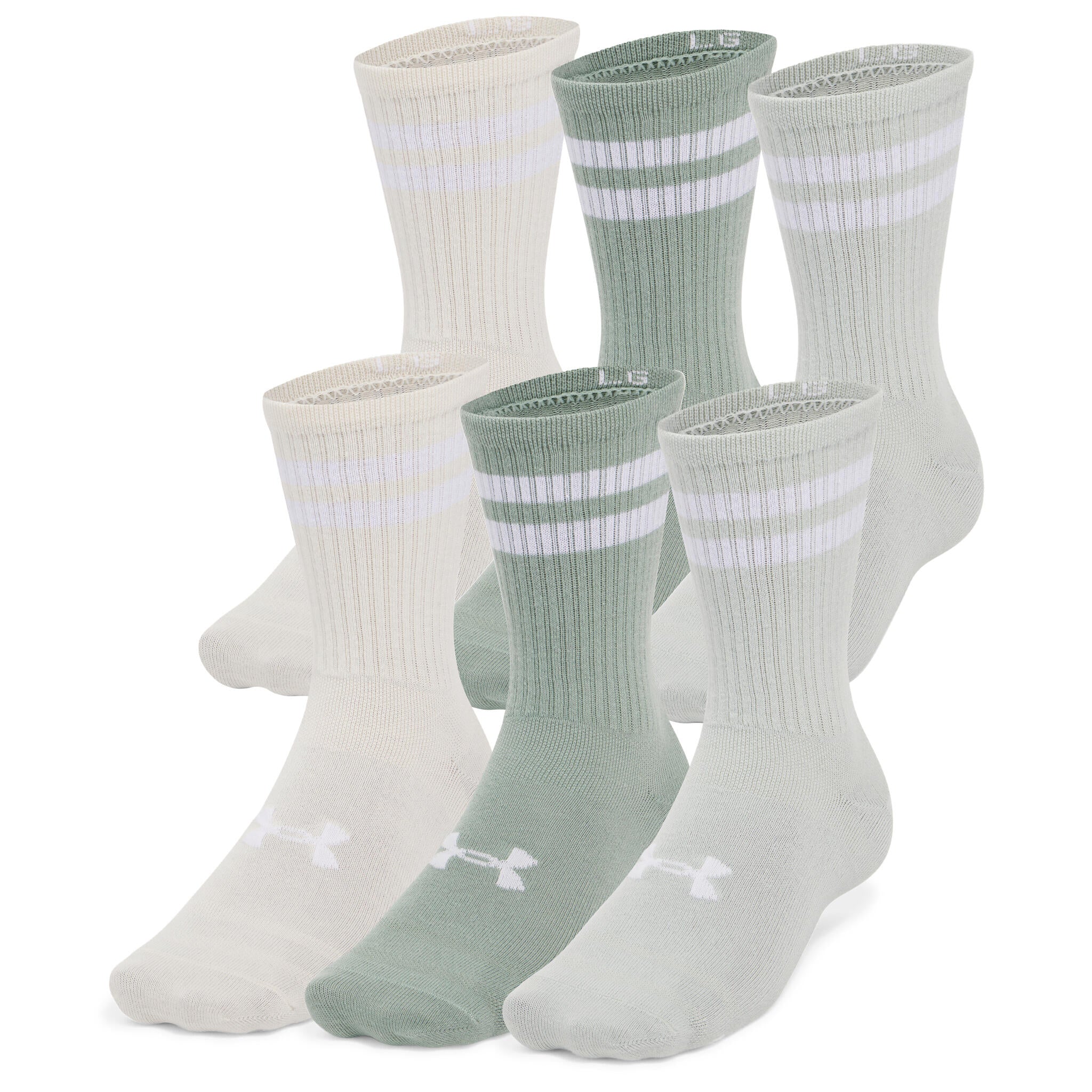 Under Armour Essential Crew Socks - 6 Pack - Image 4