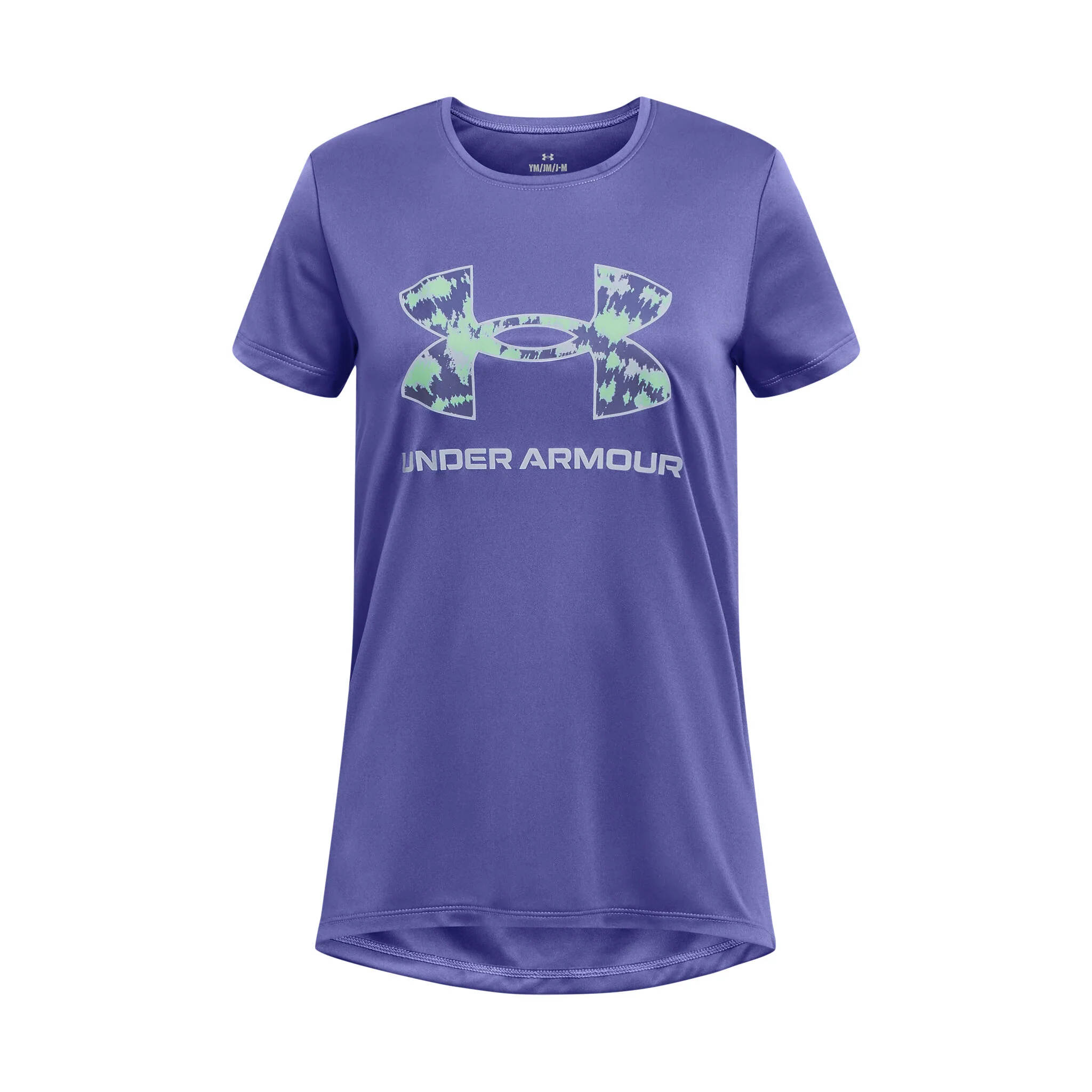 Under Armour Tech Print Big Logo Girls' Short Sleeve Shirt - Image 4