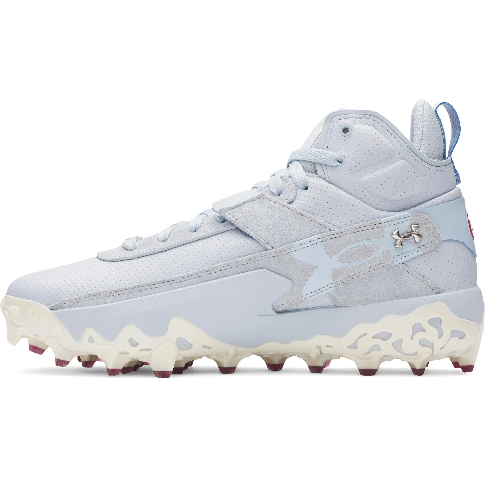 Under Armour Harper 10 Pro TPU Mid Men's Baseball Cleats - Blue Calm - Image 3
