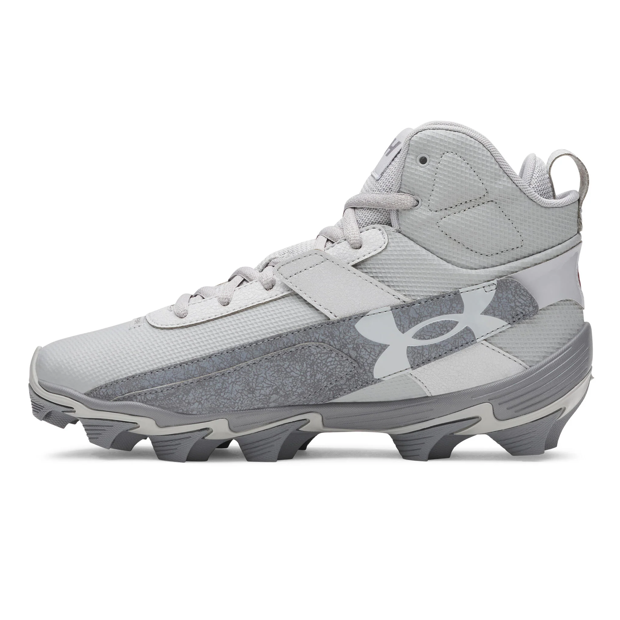 Under Armour Harper 10 RM Men's Baseball Cleats - Gray/Titan Gray - Image 2