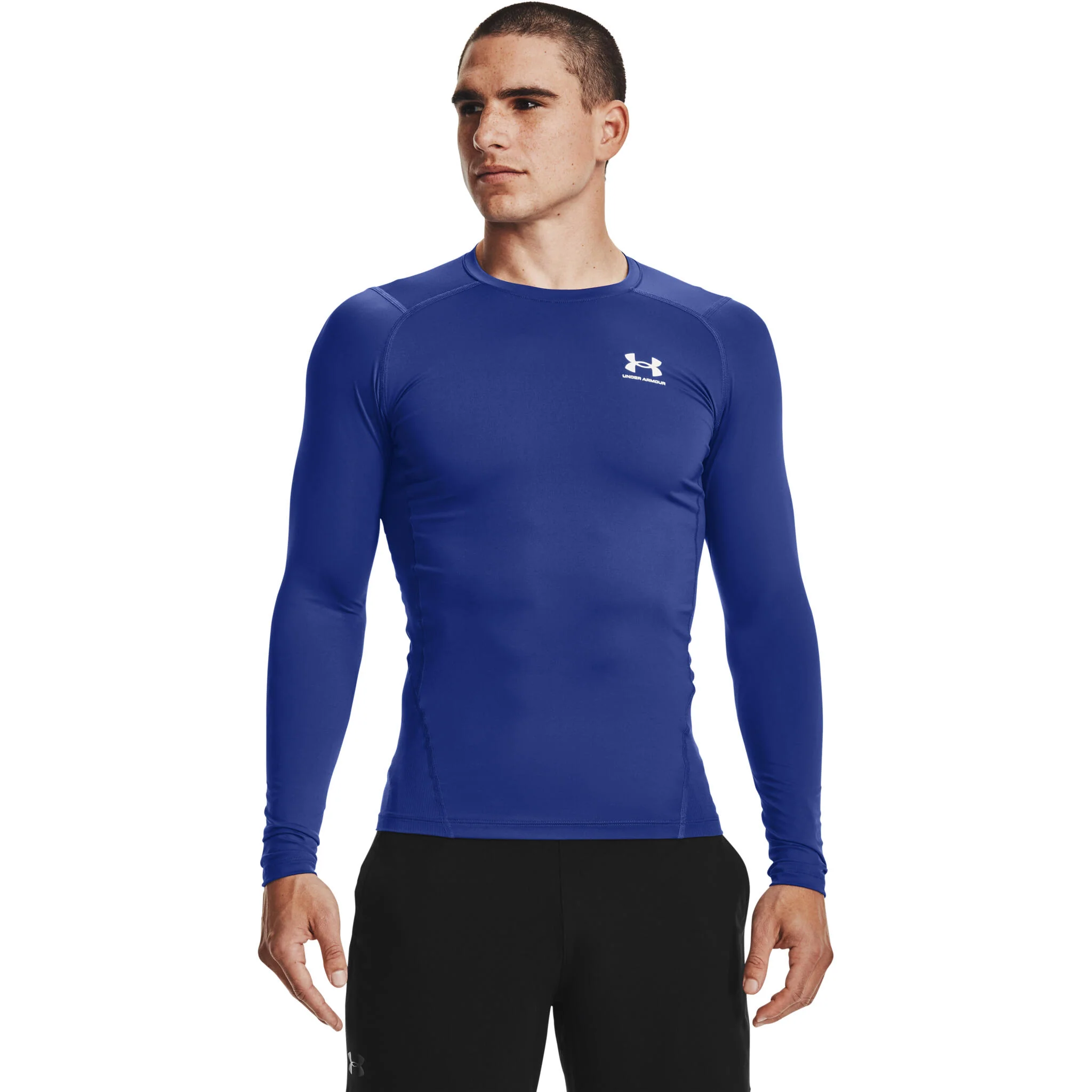 Under Armour HeatGear Armour Men's Compression Long Sleeve Shirt - Image 3