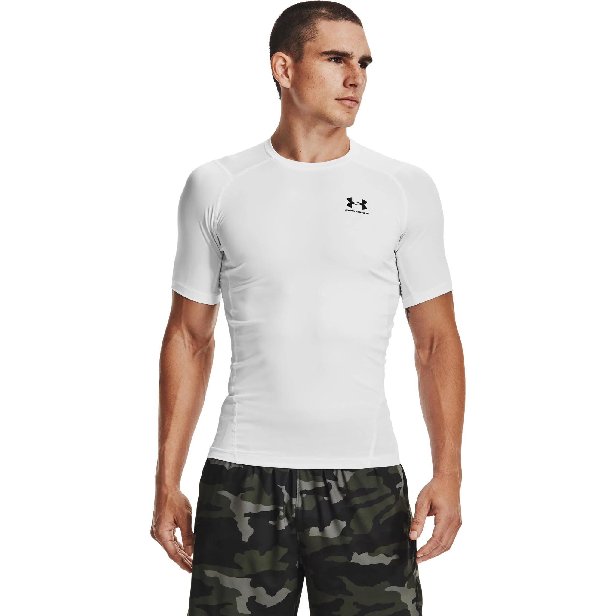 Under Armour HeatGear Armour Men's Compression Short Sleeve Shirt - Image 3