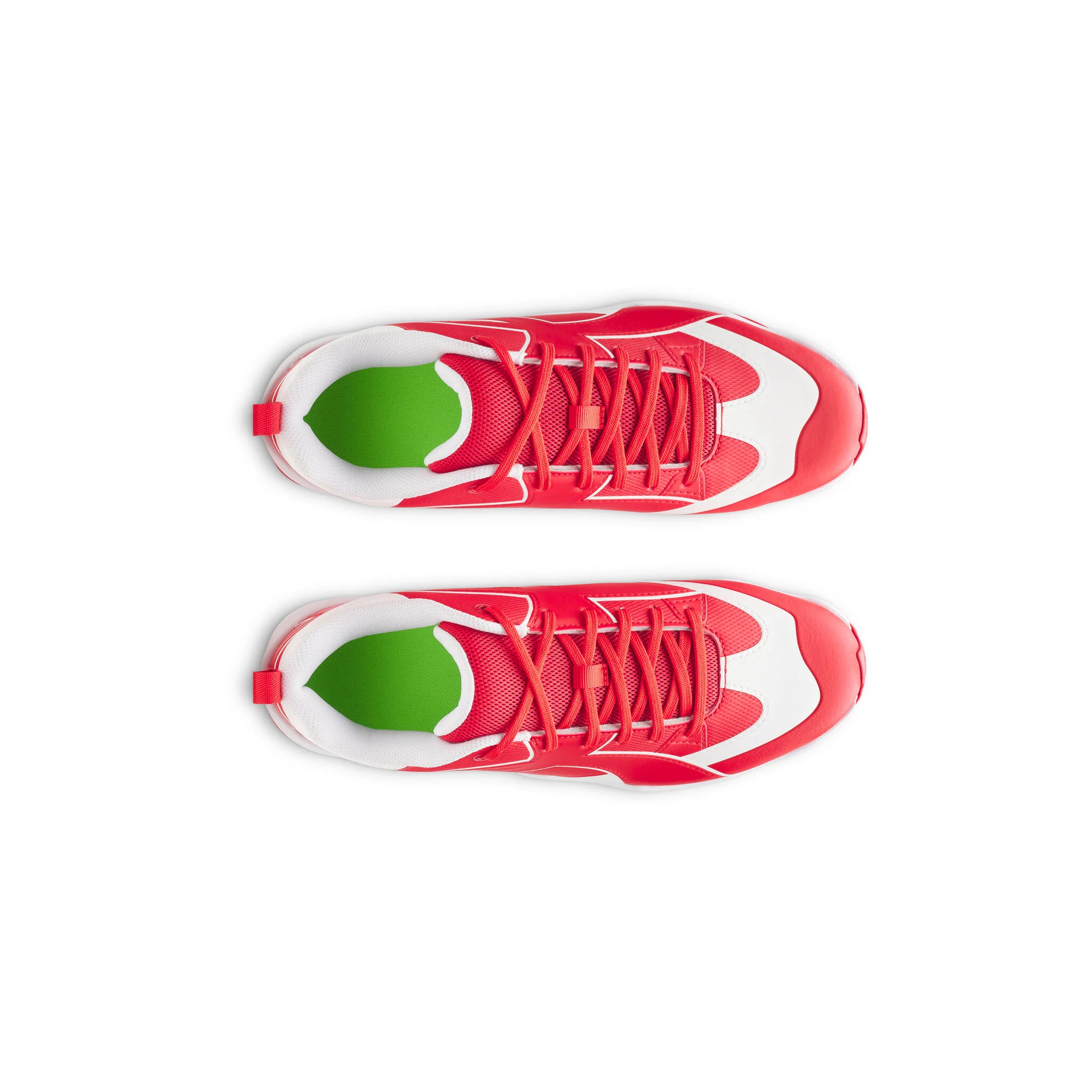 Under Armour Leadoff Icon Low RM Men's Baseball Cleats - Red/White/Red - Image 4