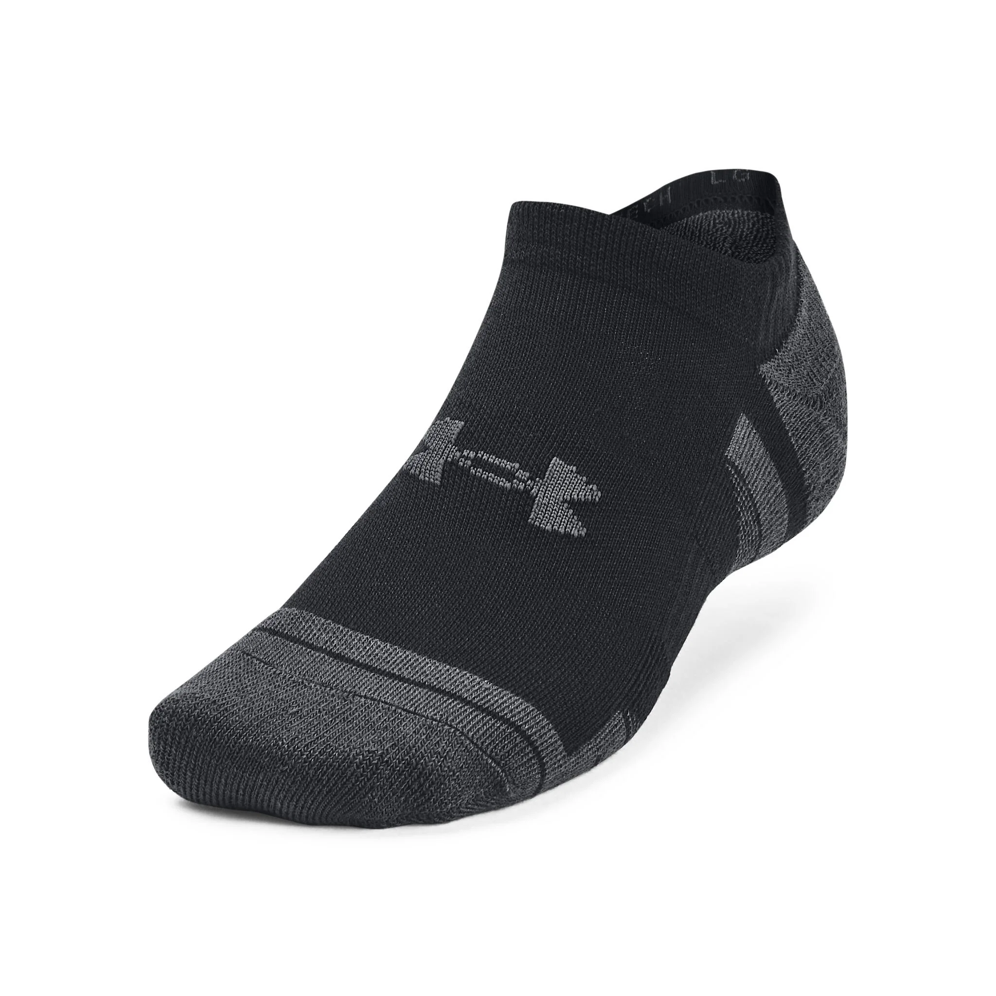 Under Armour Performance Tech No Show Unisex Socks - 3 Pack - Image 4