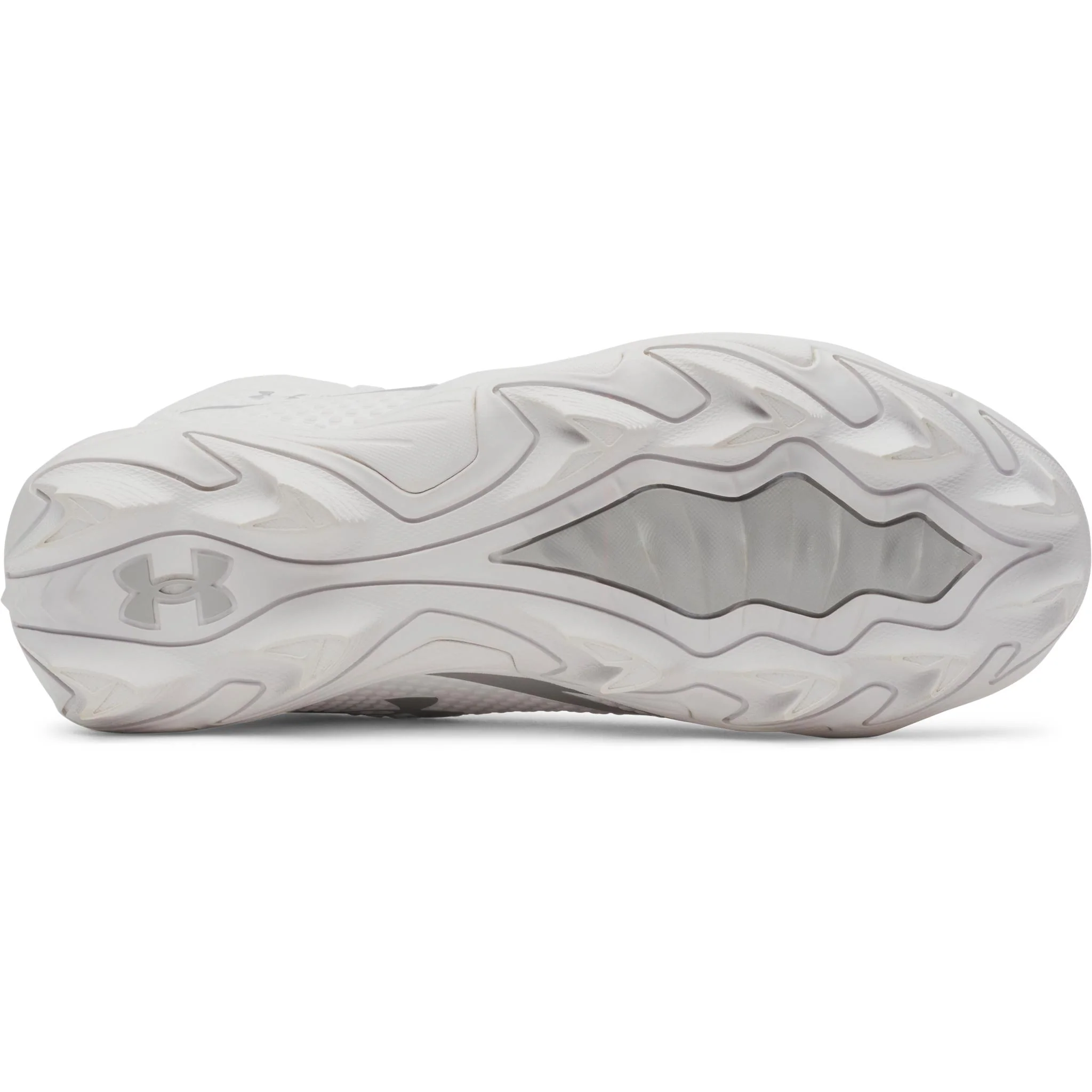 Under Armour Spotlight Hammer Jr. Football Cleats - White - Image 5