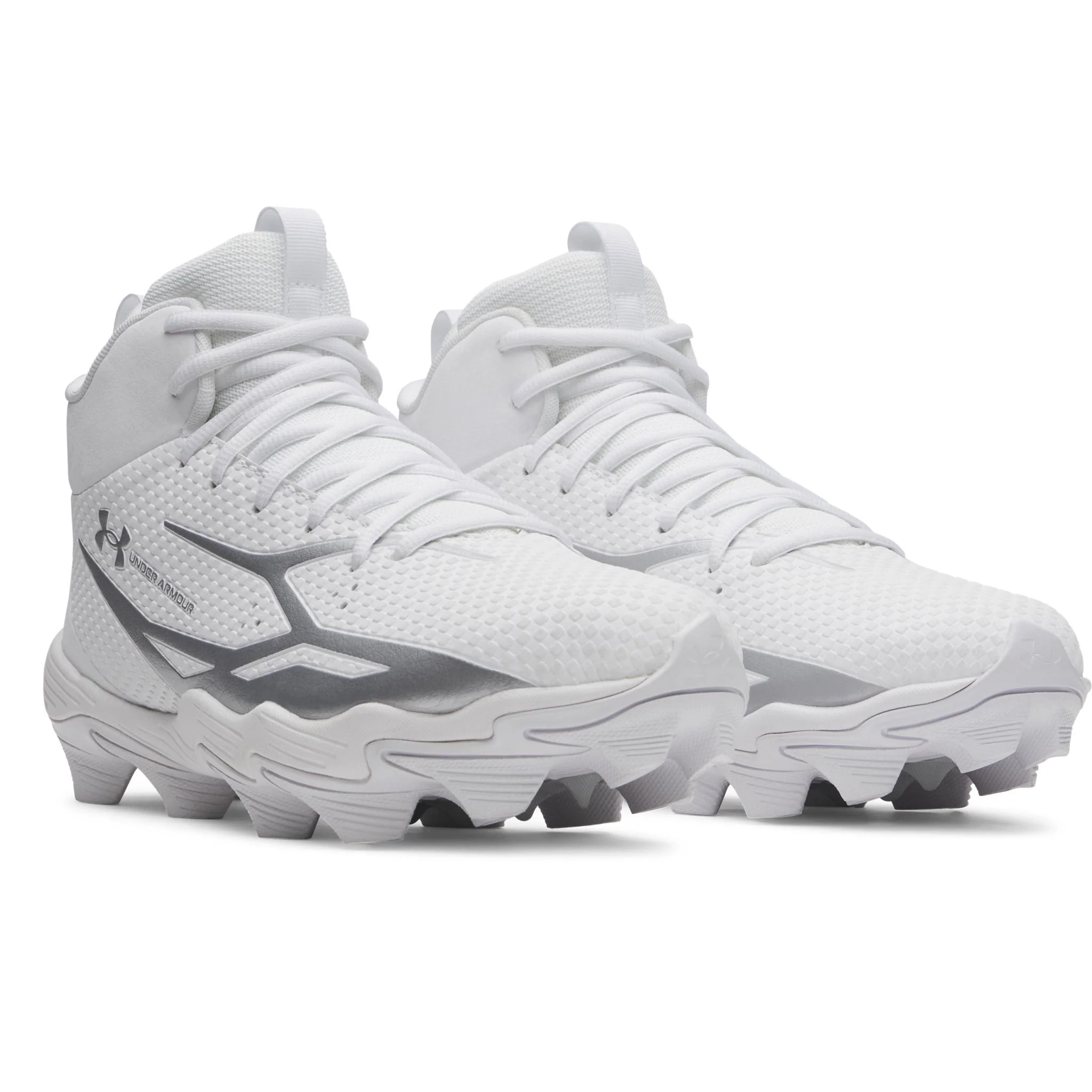 Under Armour Spotlight Hammer Men's Football Cleats - White - Image 3