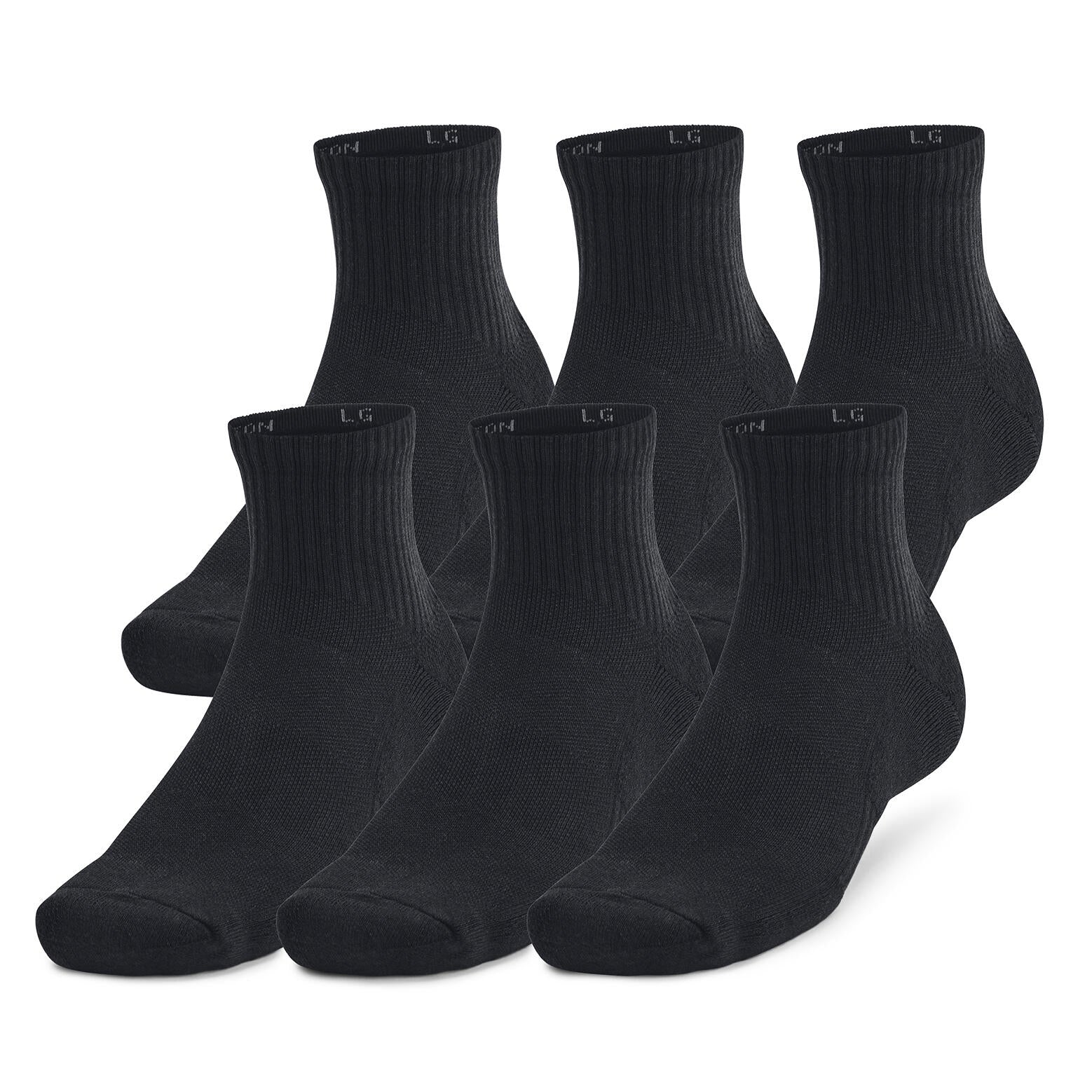 Under Armour Tech Crew Quarter Socks - 6 Pack - Image 2