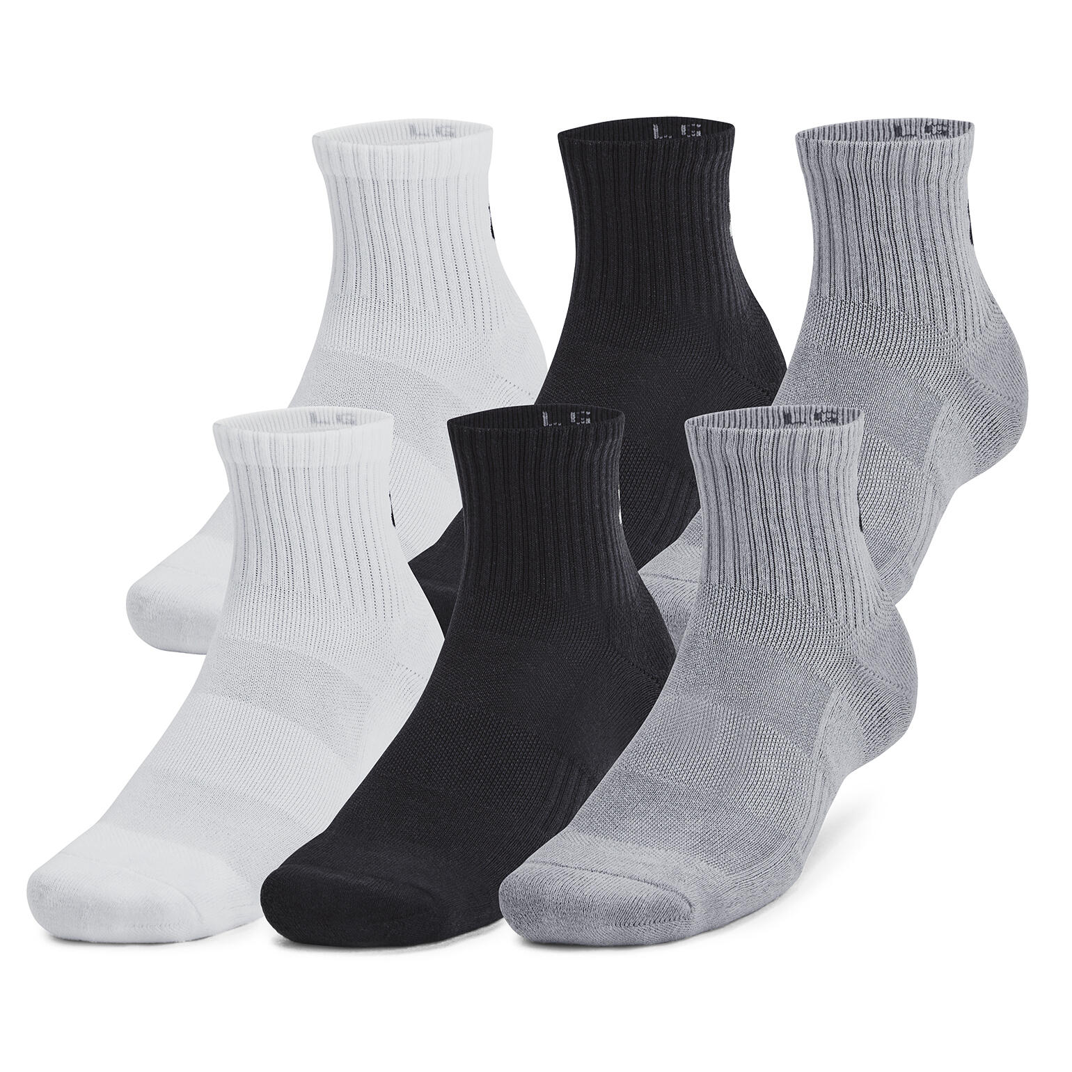 Under Armour Tech Crew Quarter Socks - 6 Pack - Image 3