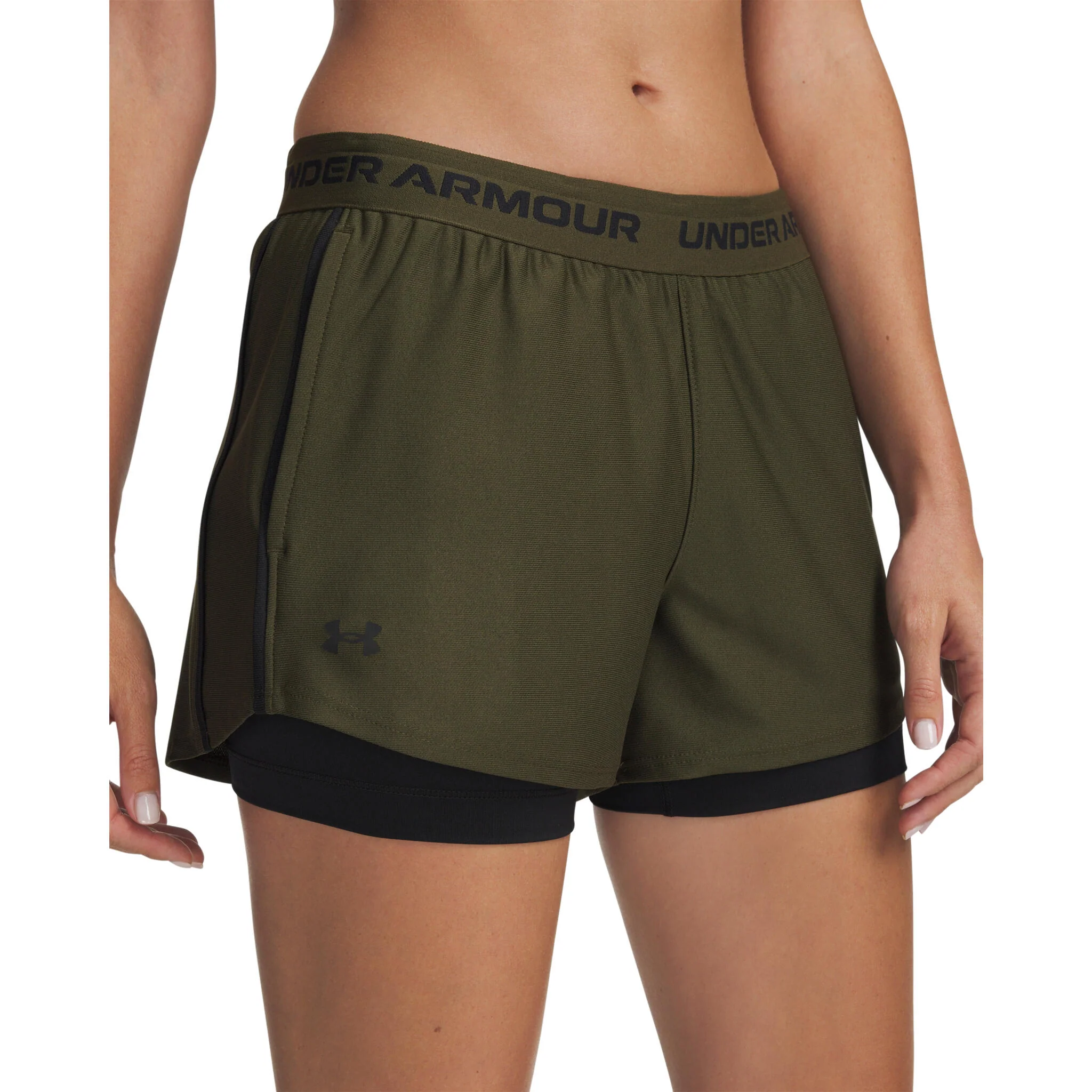 Under Armour Tech Play Up 2-IN-1 Women's Shorts - Image 3